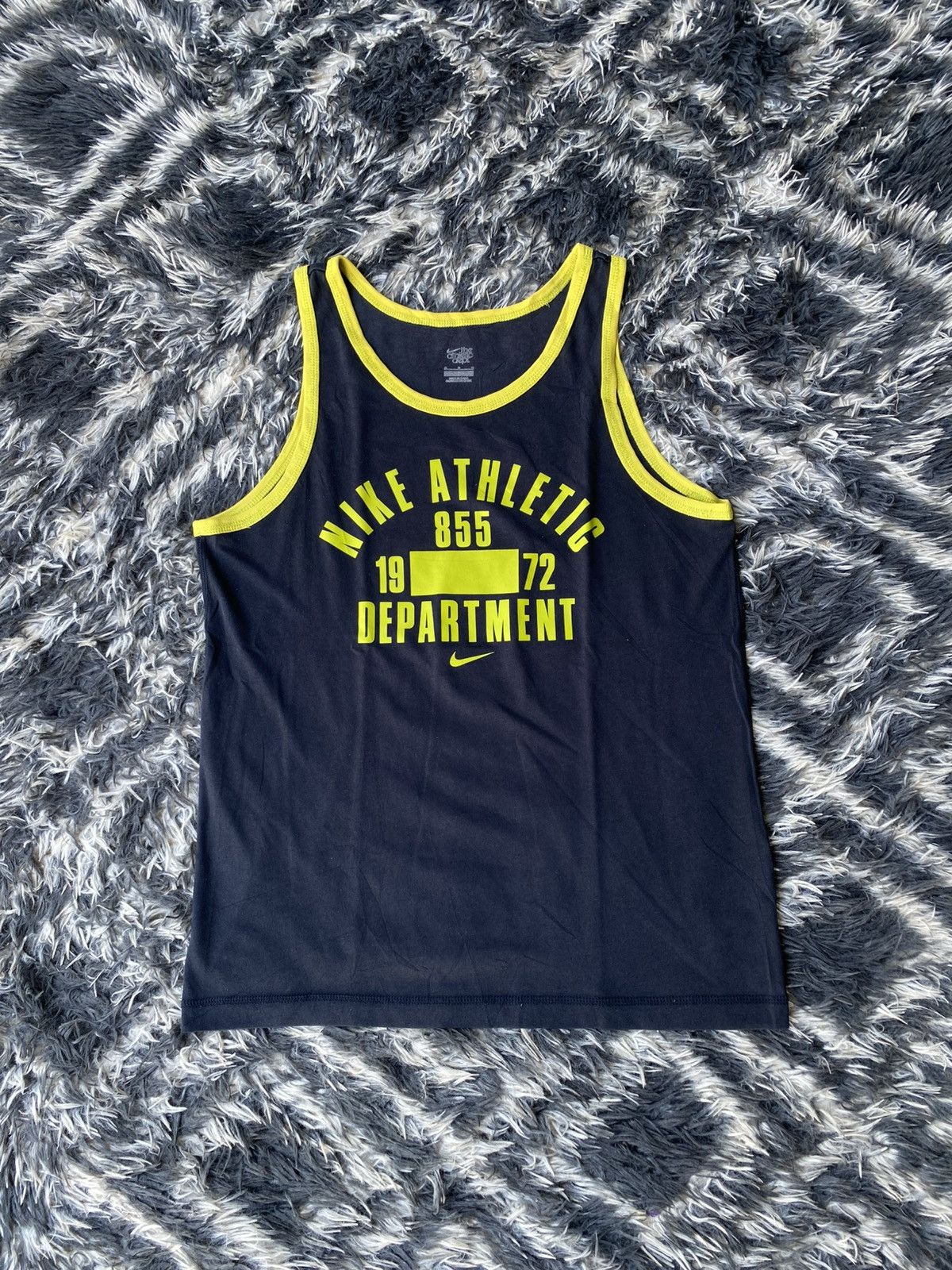 Nike Vintage Nike athletic 1972 department tanktop cotton Size US M / EU 48-50 / 2 - 1 Thumbnail