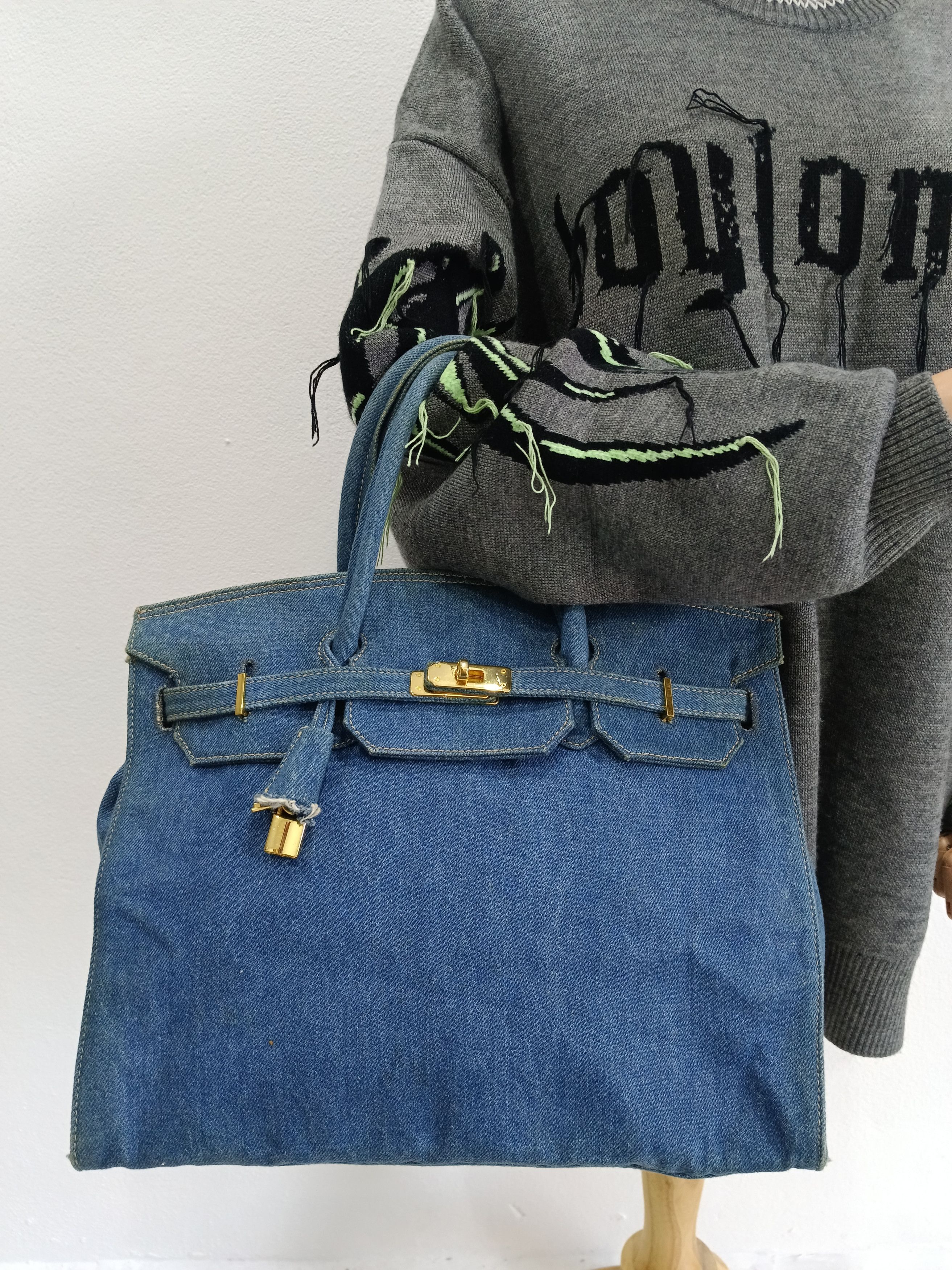 Vintage VINTAGE BIRKIN DENIM Size ONE SIZE - 2 Thumbnail