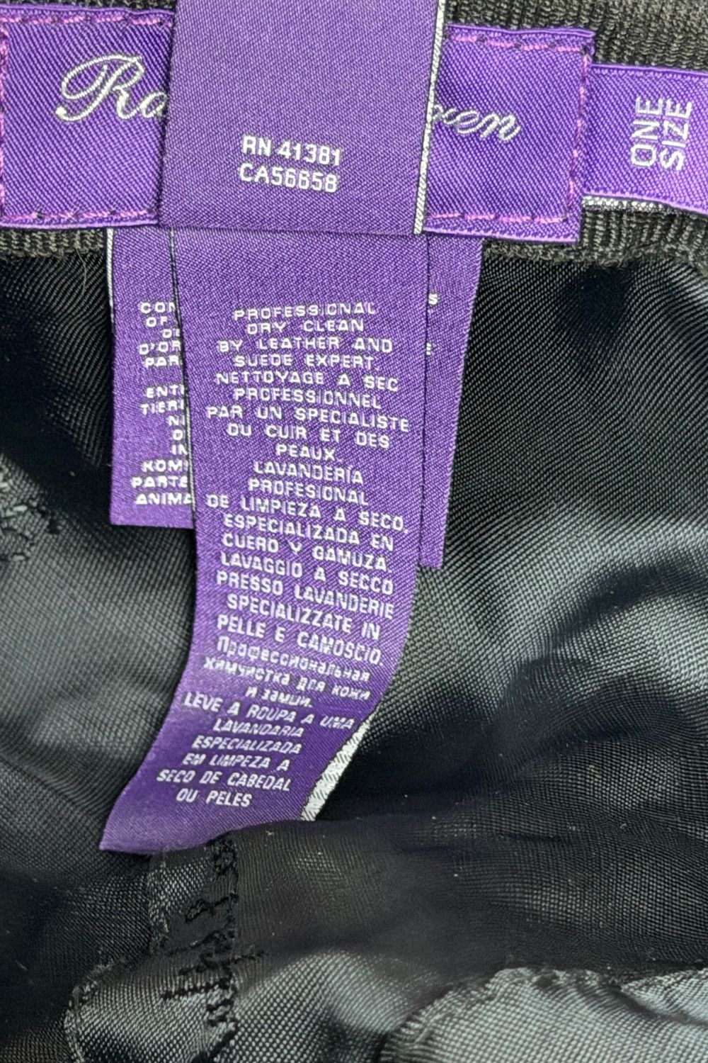 Ralph Lauren Purple Label Ralph Lauren Purple Label Cashmere Baseball Cap Leather Size ONE SIZE - 14 Thumbnail