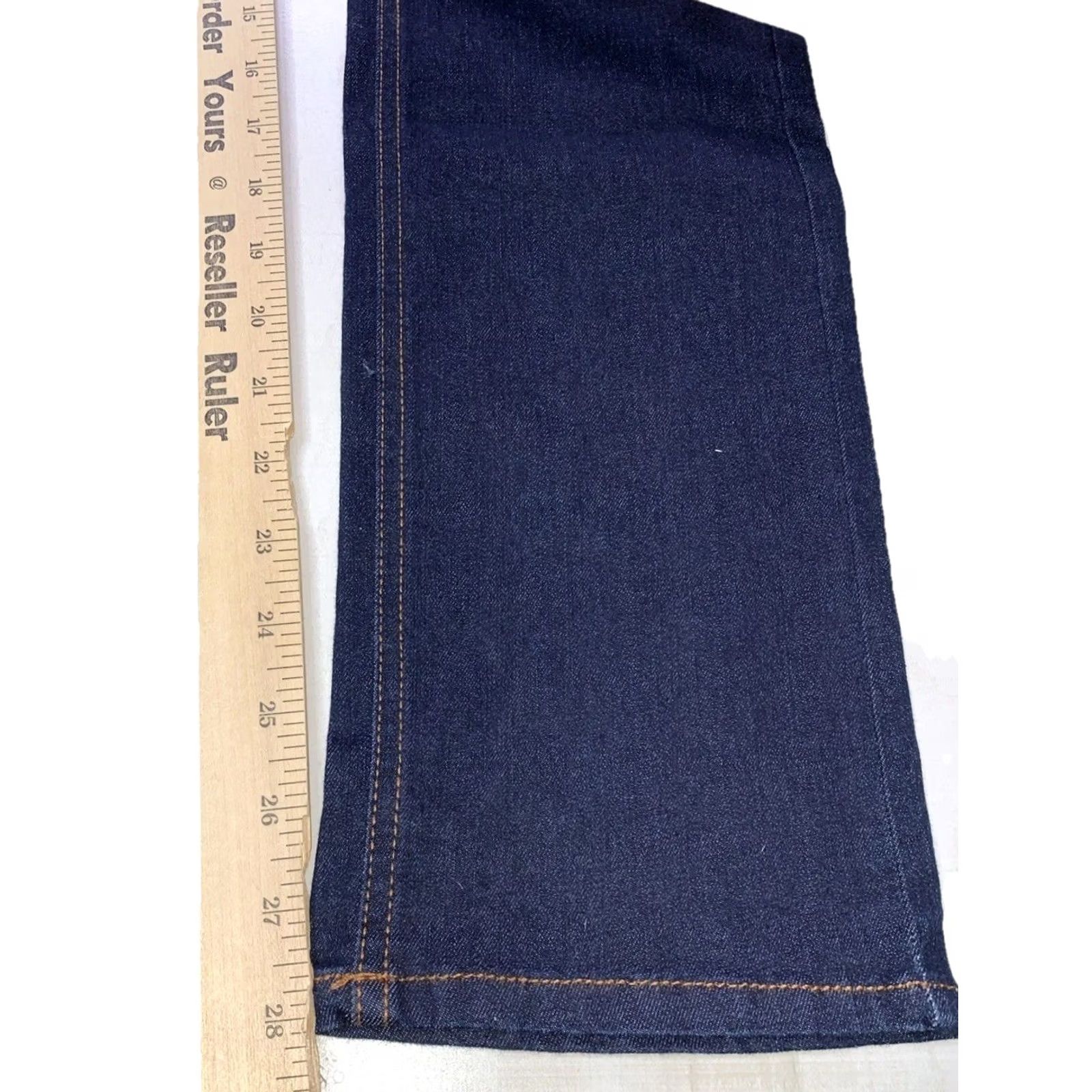 Ring Of Fire VINTAGE Reign Of Fire Ring Of Fire Sustainable Denim Dark Wash Skinny Distressed Jeans Juniors 18 NWT- Blue Size 40" / US 18 - 6 Thumbnail