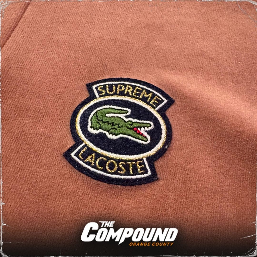 Supreme Supreme x Lacoste - SS18 Velour Polo - Light Maroon - Medium Size US M / EU 48-50 / 2 - 2 Thumbnail