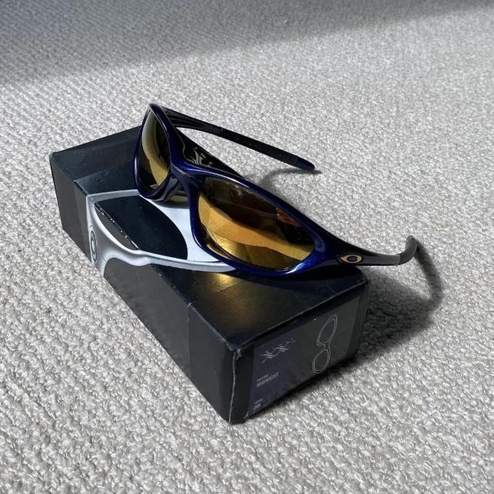 Blue×Black Minutes OAKLEY 廃盤モデル iridium 中古美品
