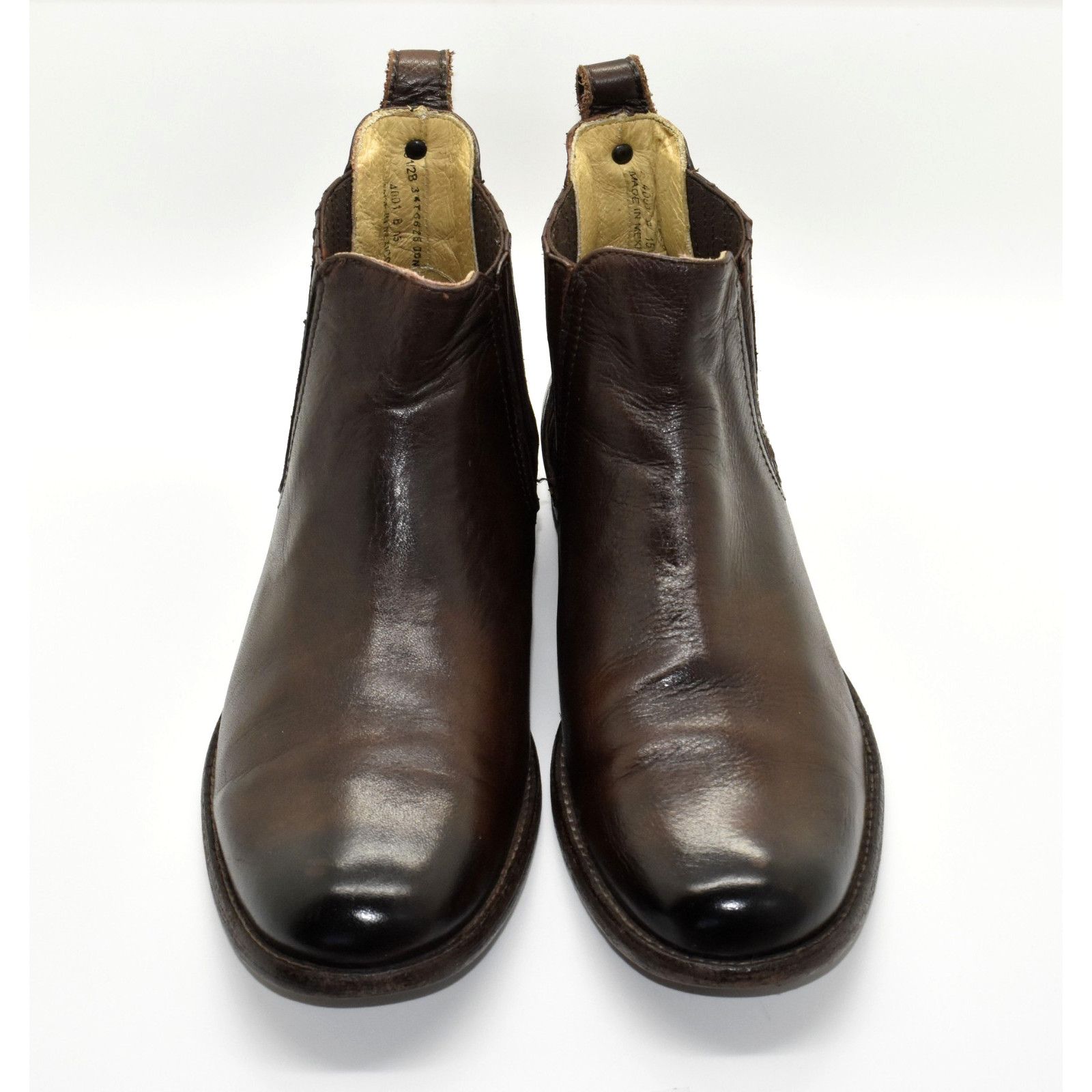 Frye FRYE Phillip Brown Leather Pleated Chelsea Ankle Boots 9.5B Size US 9.5 / IT 39.5 - 3 Thumbnail