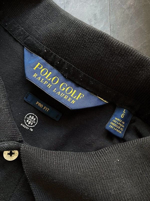 Polo Ralph Lauren Ralph Lauren Polo Golf Pro Fit Sz L Small Pony Black White Size US L / EU 52-54 / 3 - 8 Thumbnail