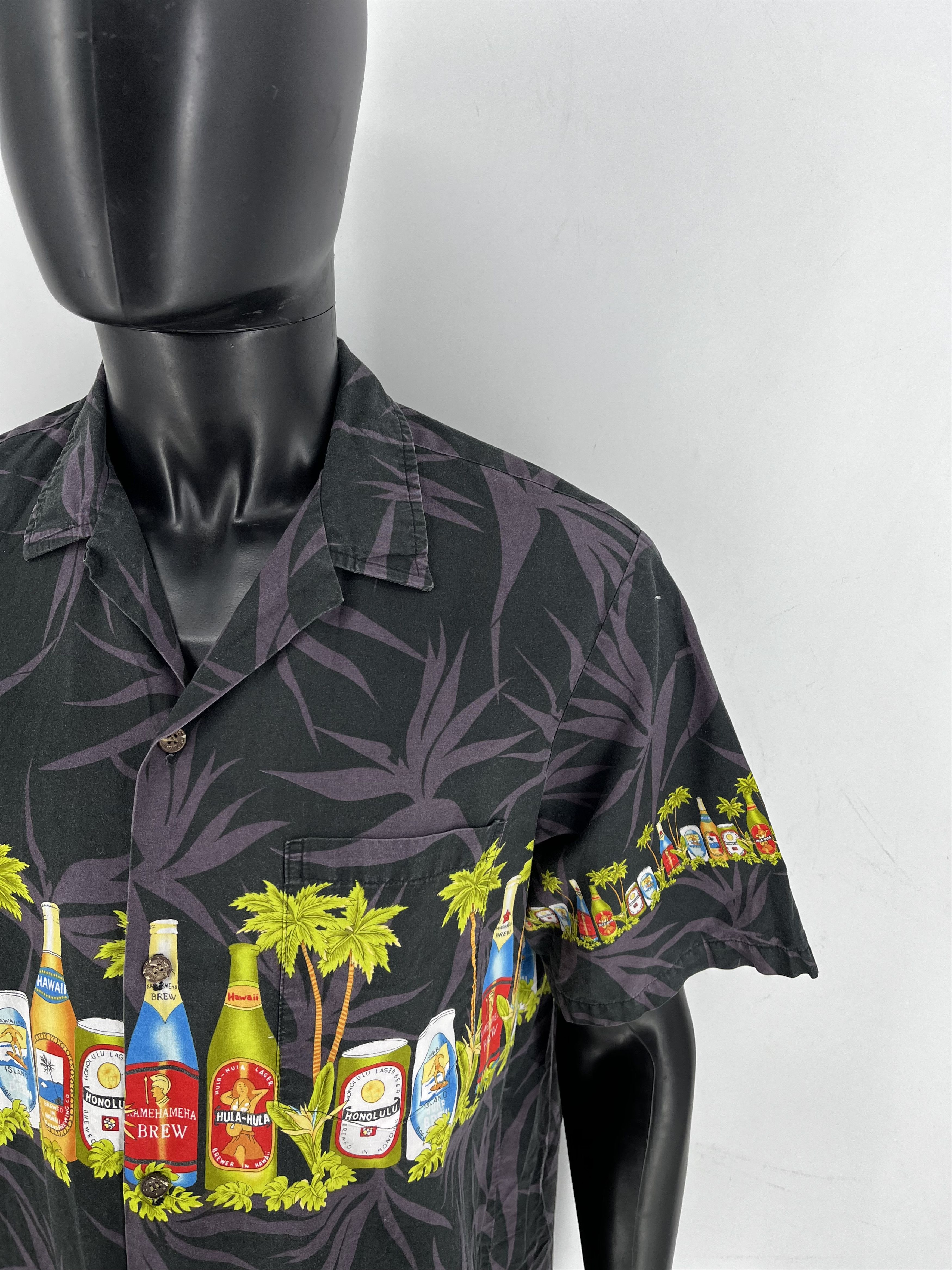 Vintage Vintage RJC Hawaii Made Cotton Hawaiian Camp Collar Shirt Size US XL / EU 56 / 4 - 8 Thumbnail