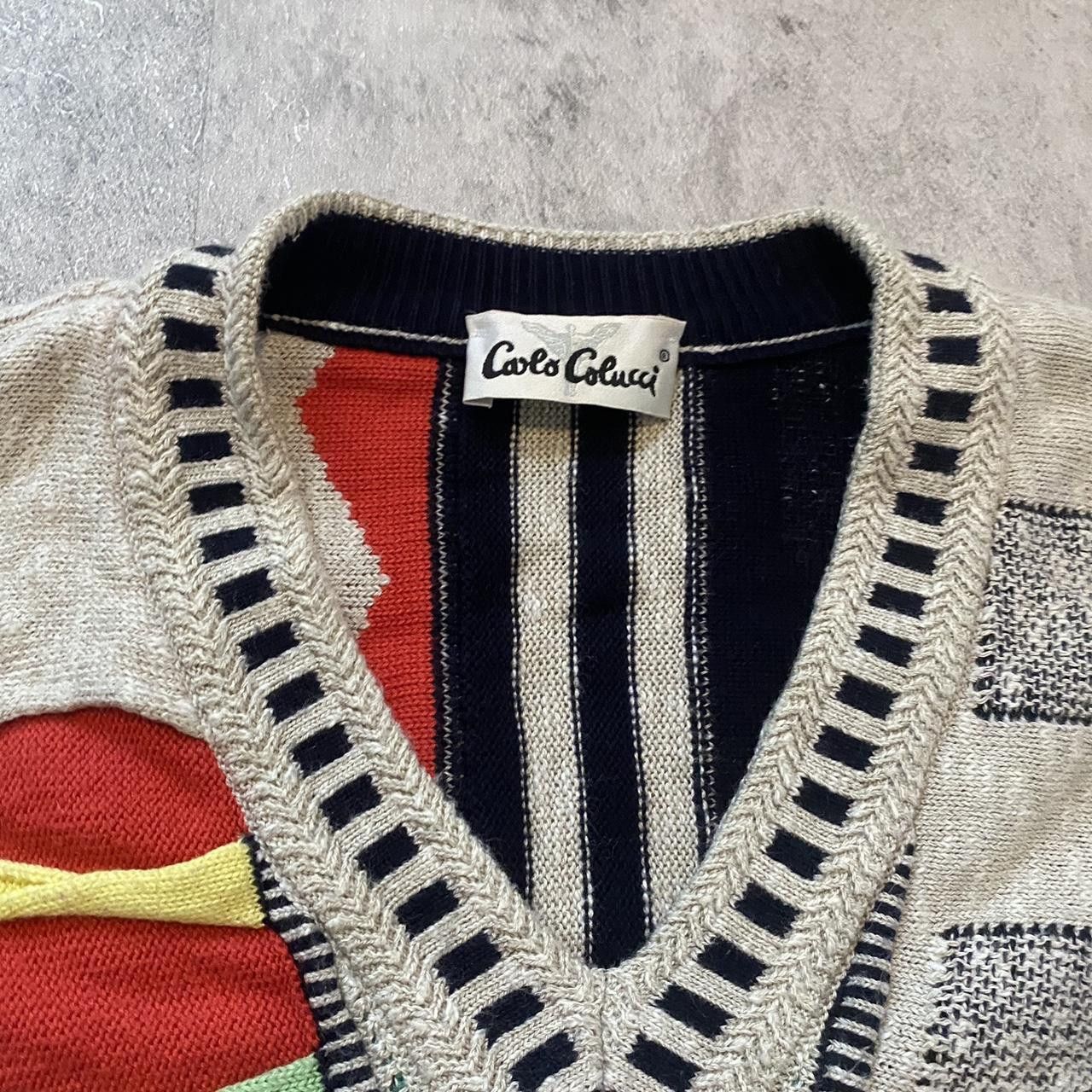 Carlo Colucci Carlo Colucci Vintage Sweater y2k Boxy 2000s Retro Rap Size US L / EU 52-54 / 3 - 4 Thumbnail