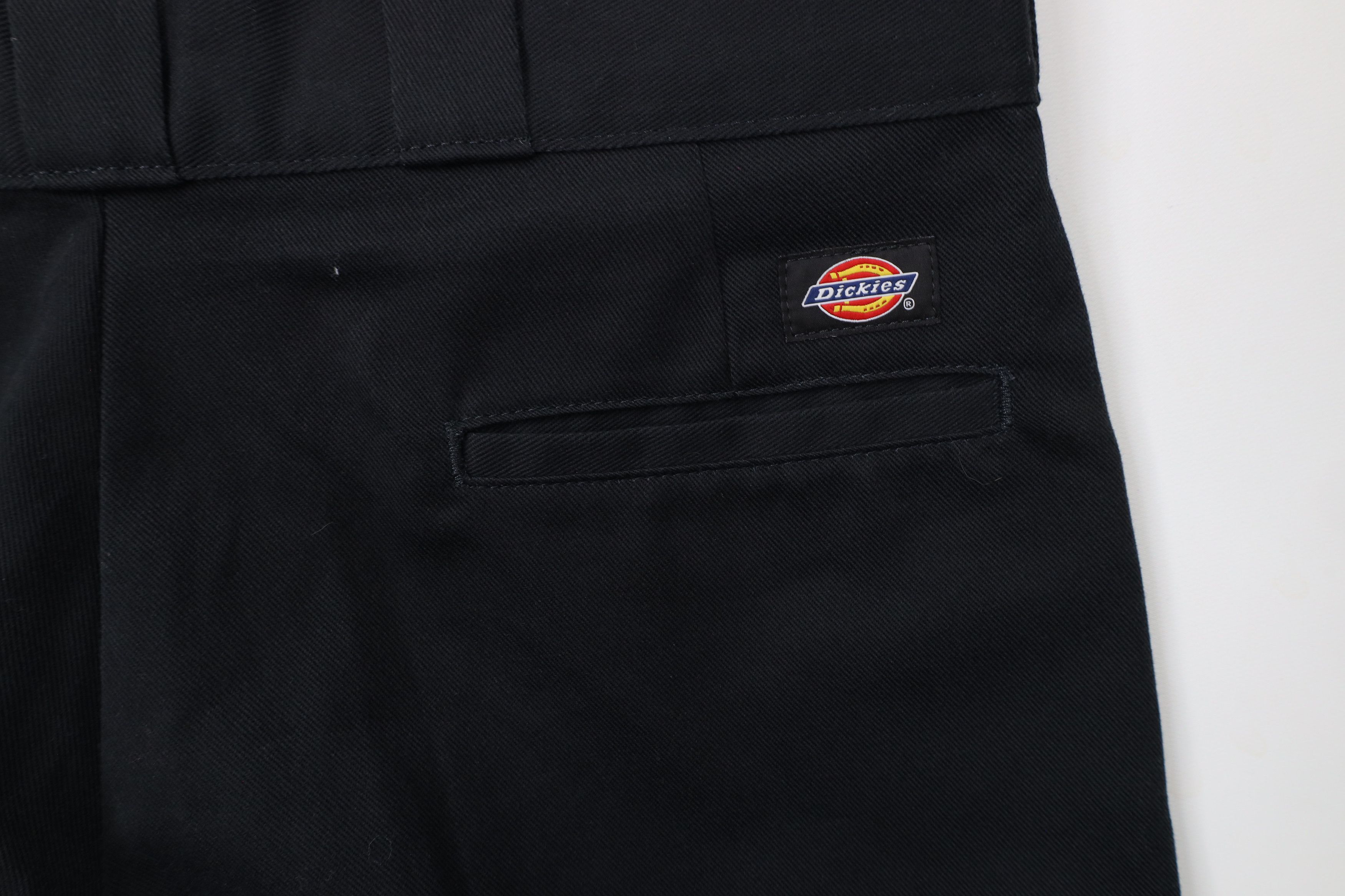Dickies × Vintage Vintage Y2K Dickies Spell Out Wide Leg Workwear Pants Black Size US 36 / EU 52 - 14 Thumbnail