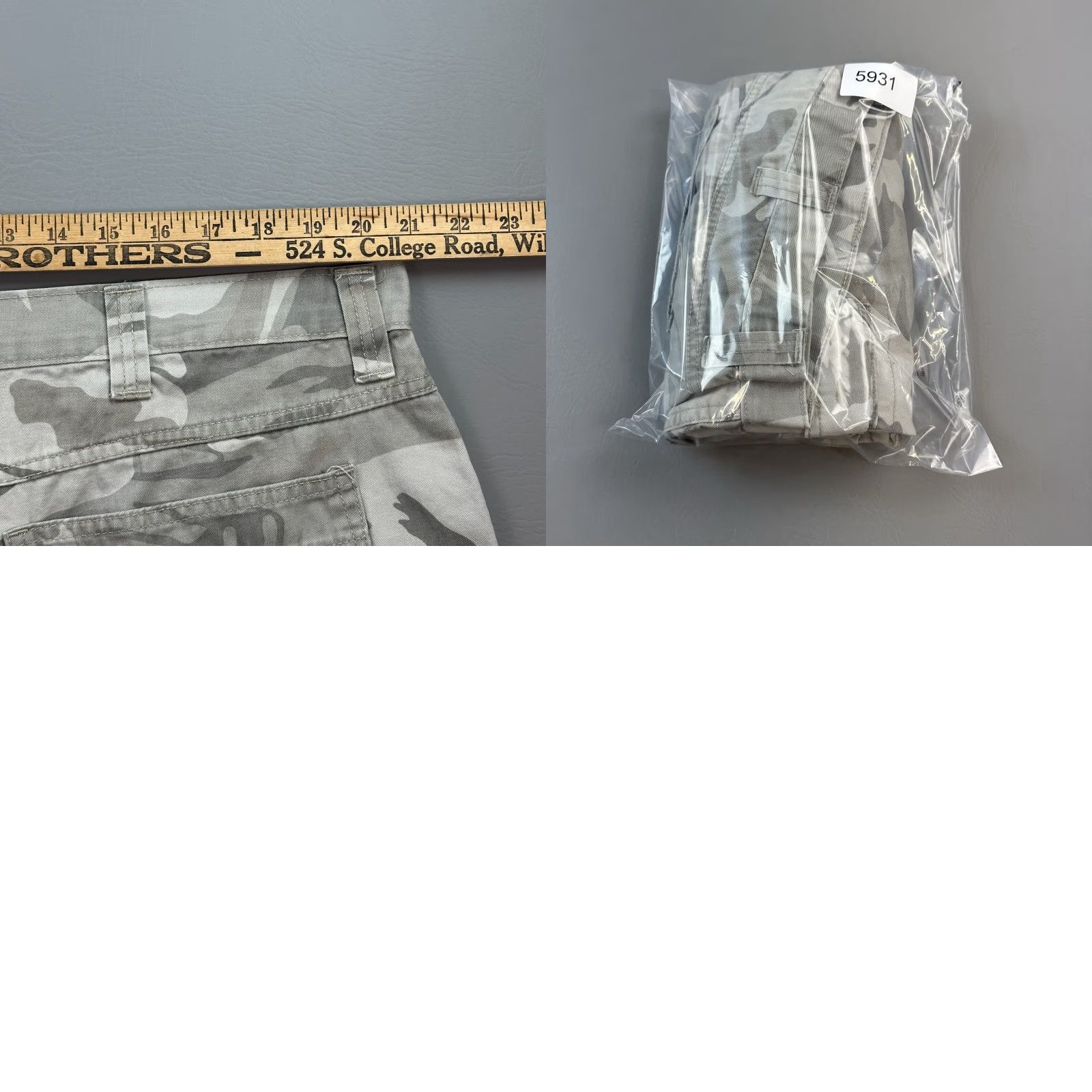 Wrangler VINTAGE Wrangler Shorts Mens 42 Beige Camouflage Cargo Work Wear Outdoor Casual Size US 42 / EU 58 - 8 Thumbnail