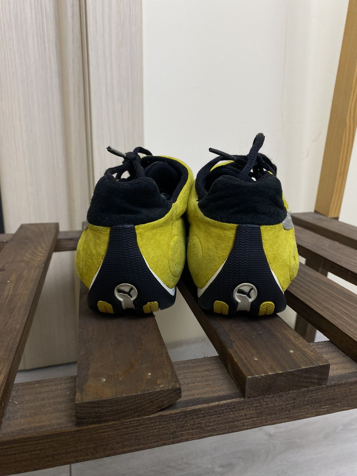 Puma Vintage Puma speed cat black yellow shoes size 39(25 cm) Size US 9 / IT 39 - 6 Thumbnail