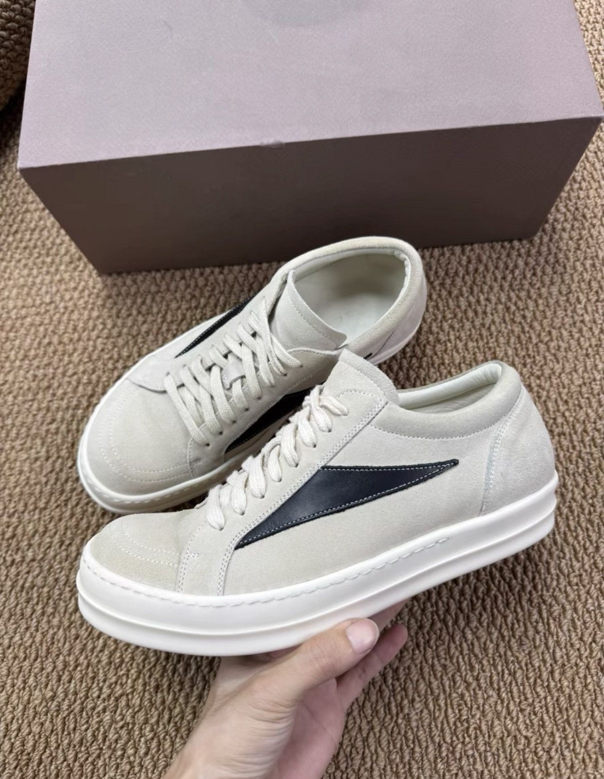 Rick Owens Rick Owens RO Luxor Main Line Suede Vans Style K37 Size US 6.5 / EU 39-40 - 1 Thumbnail
