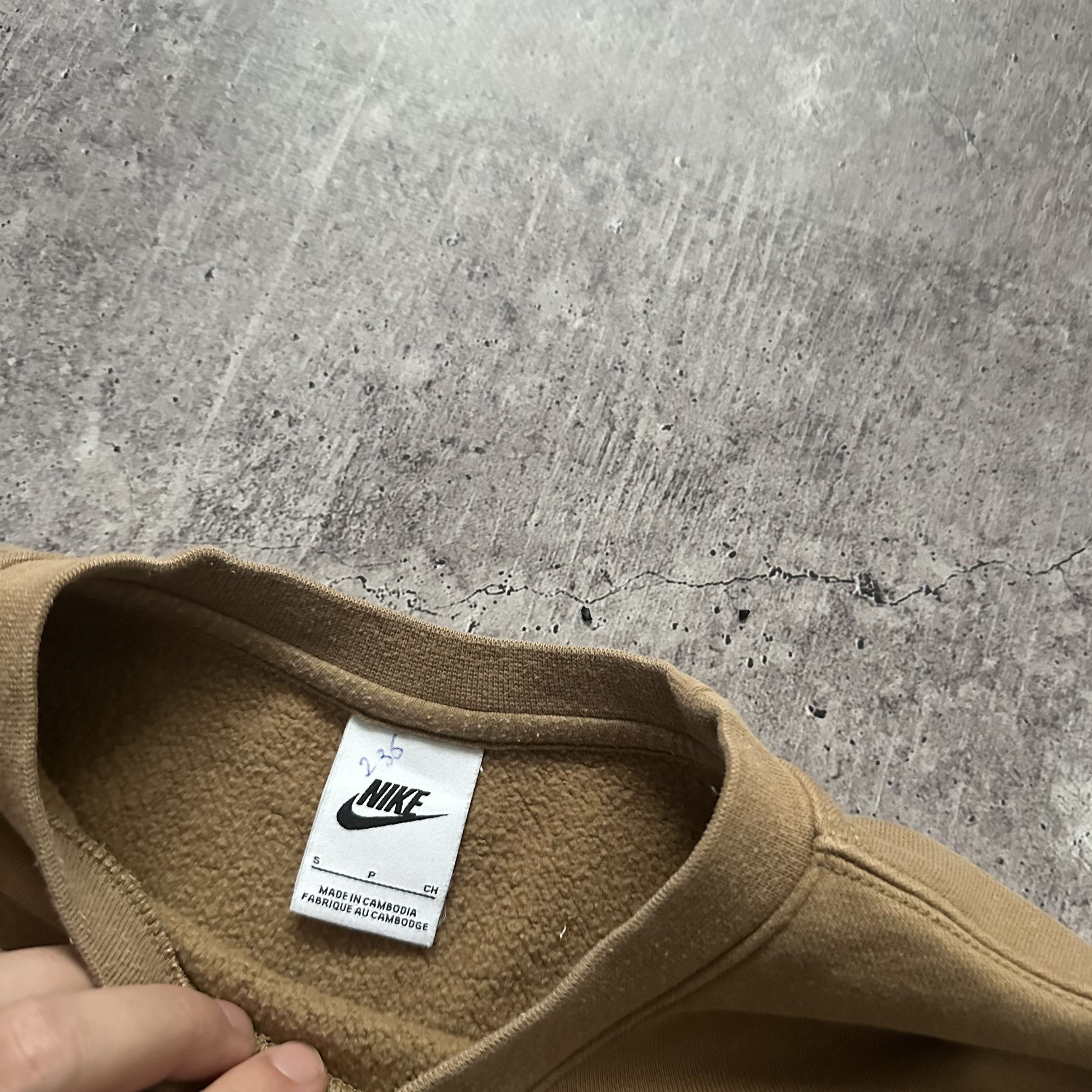 Nike Nike 1of1 Custom Big Swoosh Logo Boxy Vintage Sweatshirt Size US S / EU 44-46 / 1 - 5 Thumbnail
