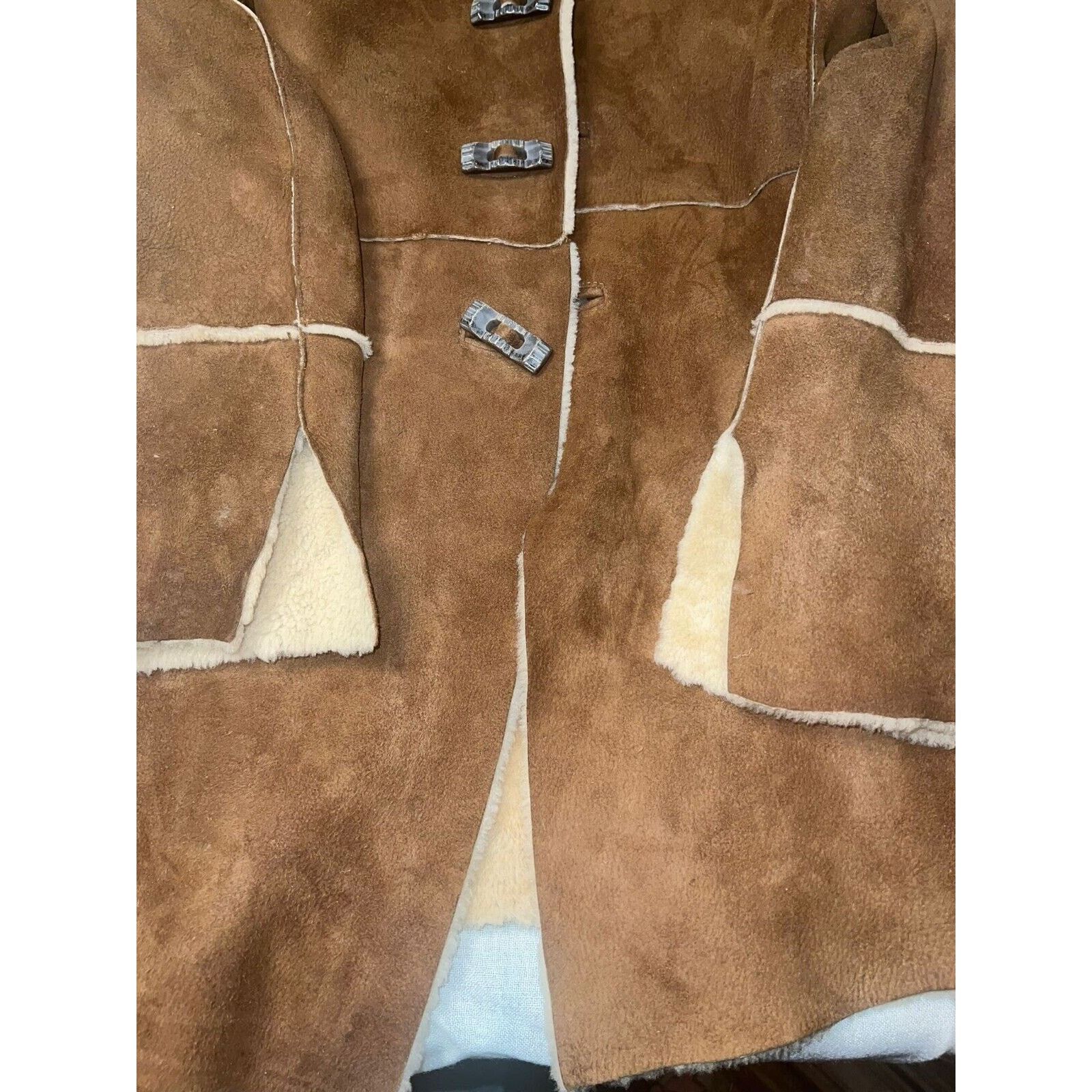 Other Reversible Genuine Shearling & Leather Coat Size S $1795 Size US S / EU 44-46 / 1 - 8 Thumbnail
