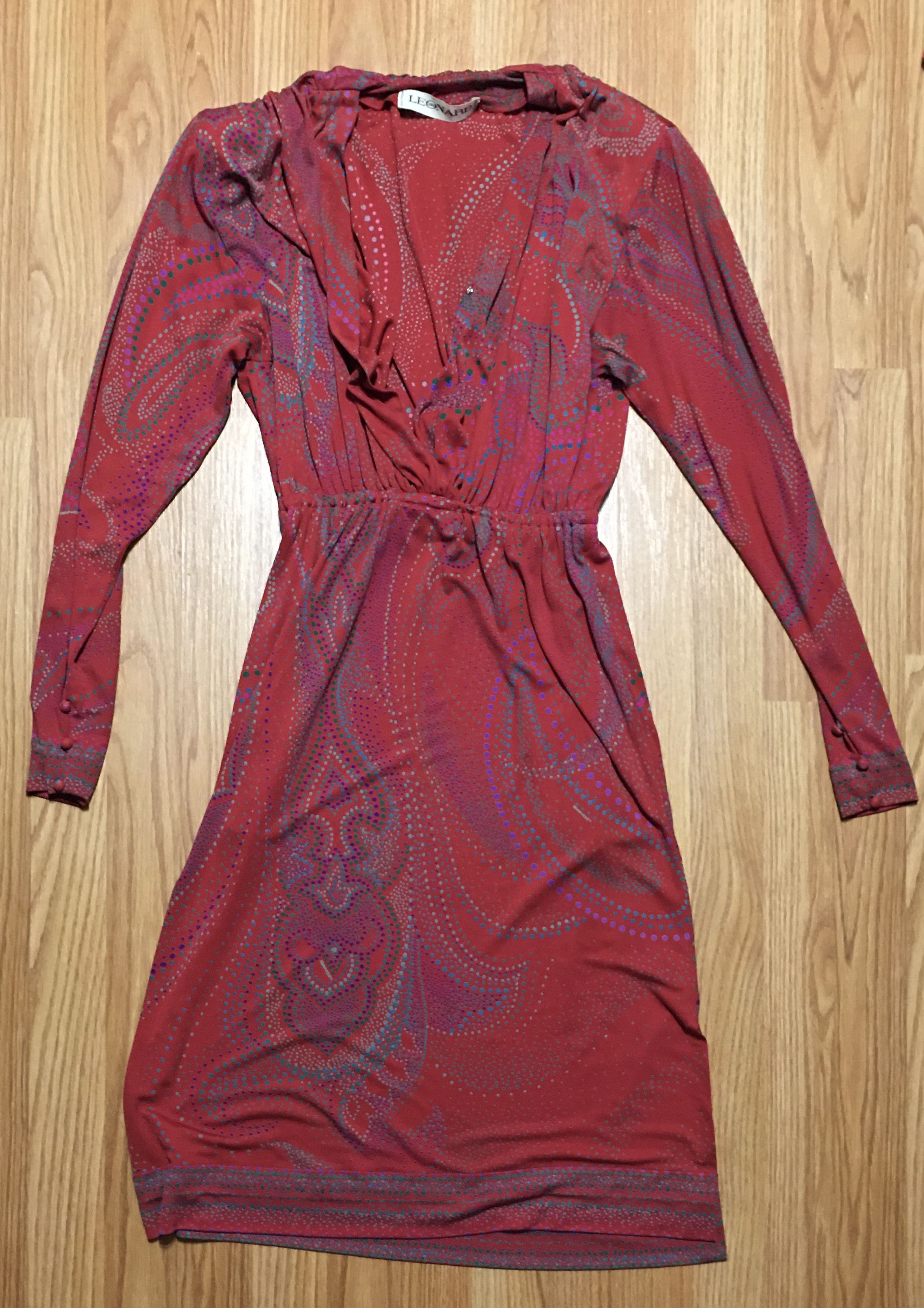 Leonard Paris Leonard Paris Vintage Silk Dress Paisley Print Size M / US 6-8 / IT 42-44 - 11 Thumbnail