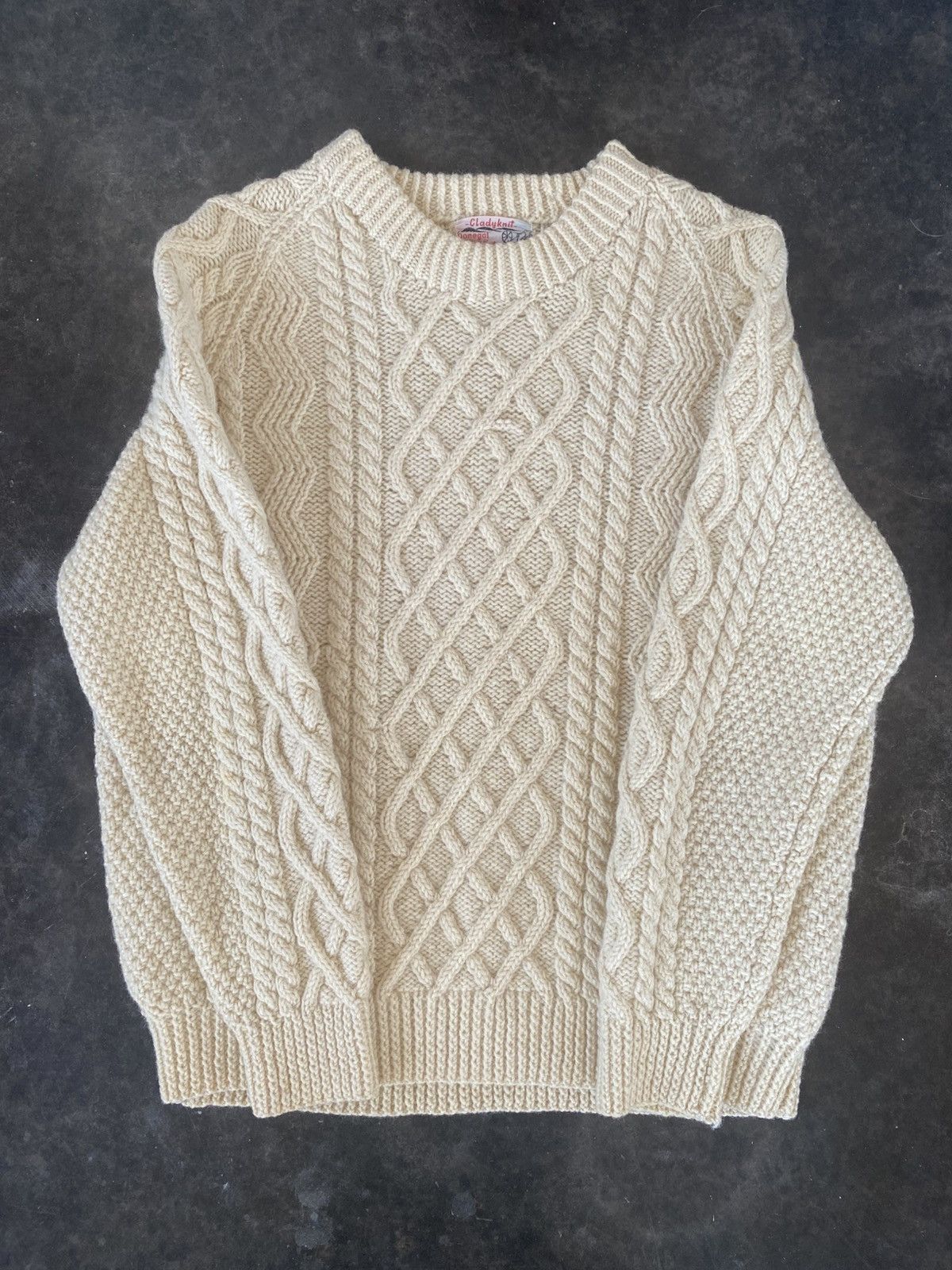 Donegal Tweed Donegal 100% Pure Wool Cladyknit Sweater Size US M / EU 48-50 / 2 - 1 Thumbnail