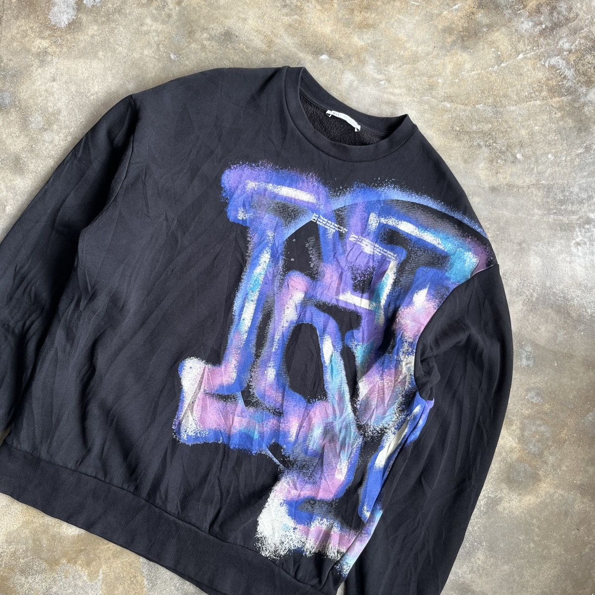 Zara Sweatshirt Zara NY Splash Abstract Size US XL / EU 56 / 4 - 2 Thumbnail