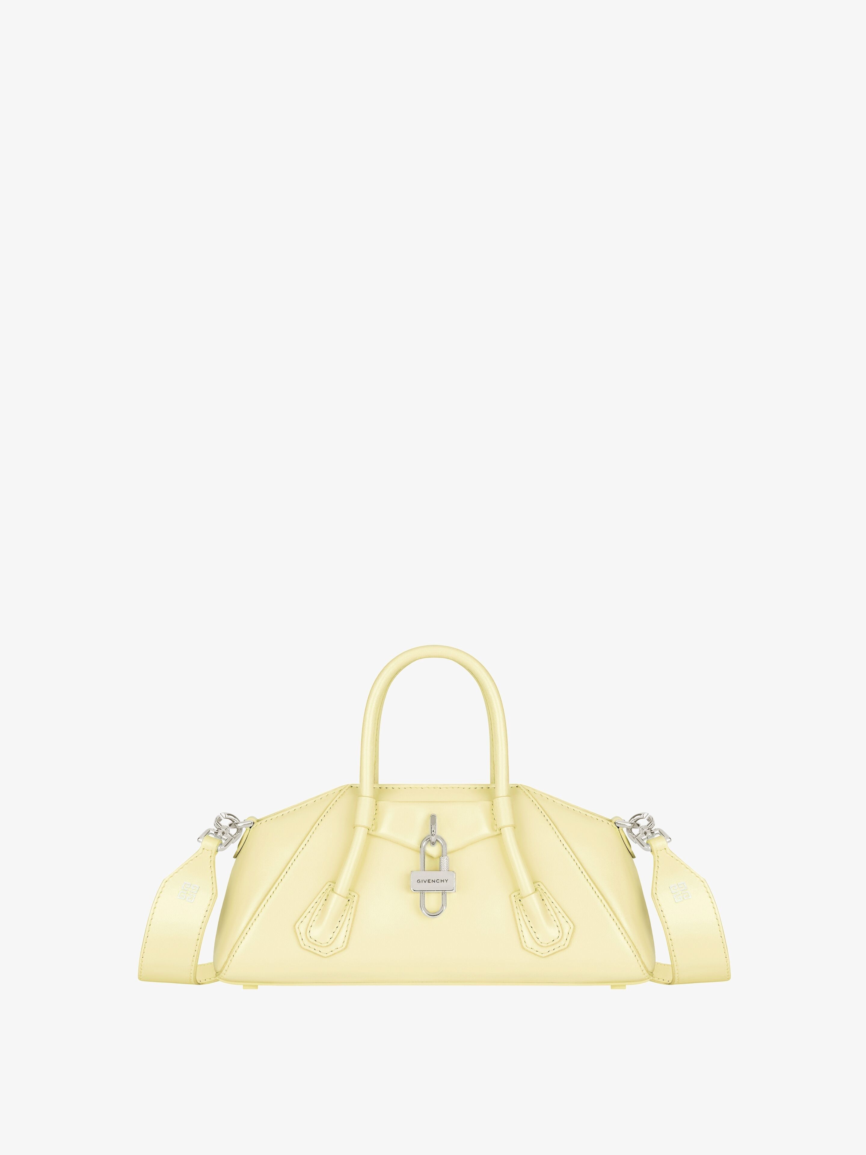 Givenchy o1srvl11e0225 Size: OS / Mini Antigona Bag in Light Yellow Size ONE SIZE - 1 Thumbnail