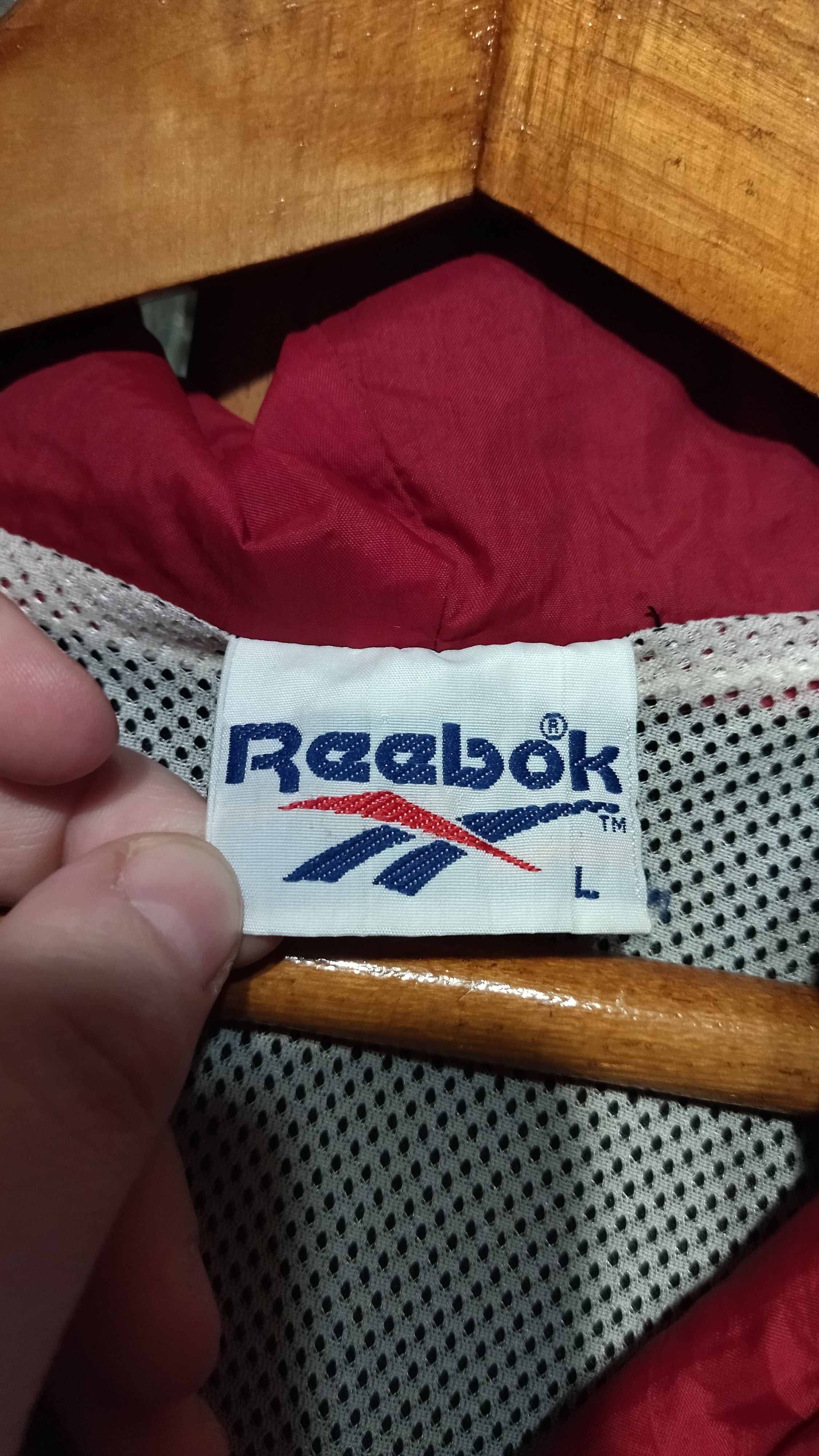 Reebok Vintage Reebok big logo anorak Size US L / EU 52-54 / 3 - 4 Thumbnail
