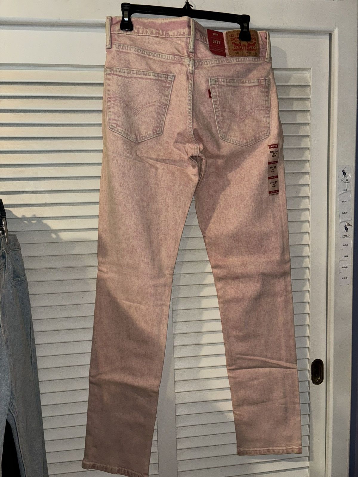 Levi's Levi’s 511 washed pink denim jeans 32 X 34 brand new Size US 32 / EU 48 - 2 Thumbnail