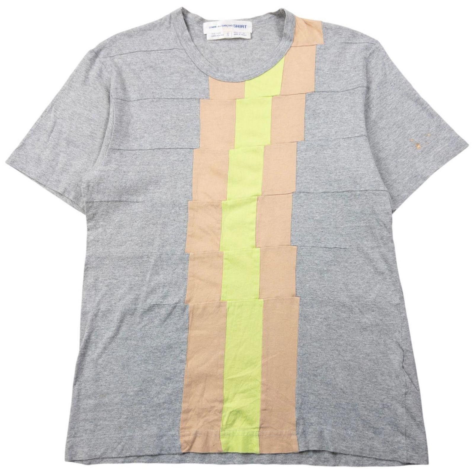 Comme des Garcons Vintage 2000s Comme Des Garçons SHIRT Patchwork T Shirt XS Size US S / EU 44-46 / 1 - 1 Thumbnail