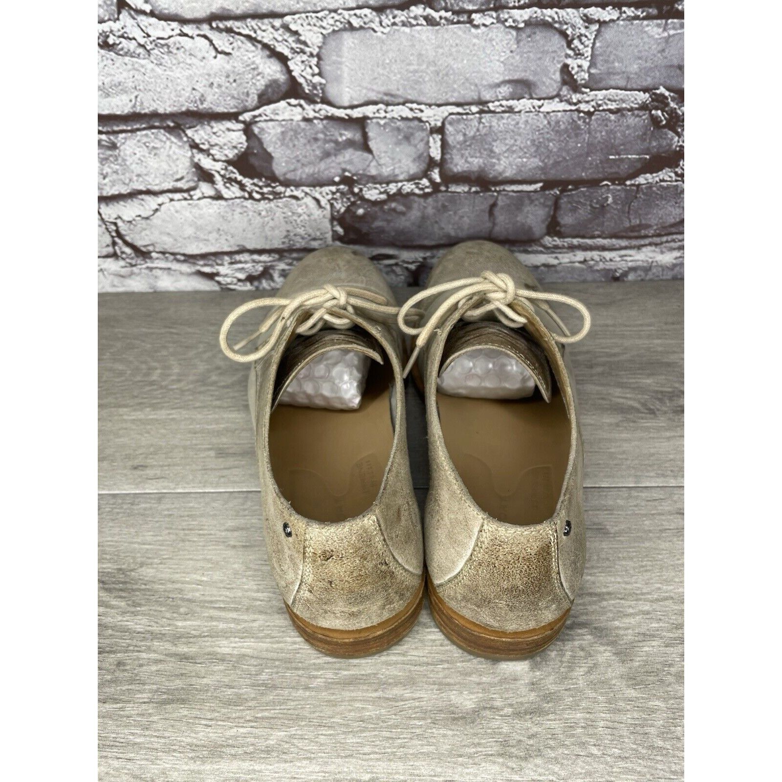Rockport Rockport Adiprene Light Taupe Leather Cap Toe Oxfords Lace S Size US 8.5 / EU 41-42 - 6 Thumbnail