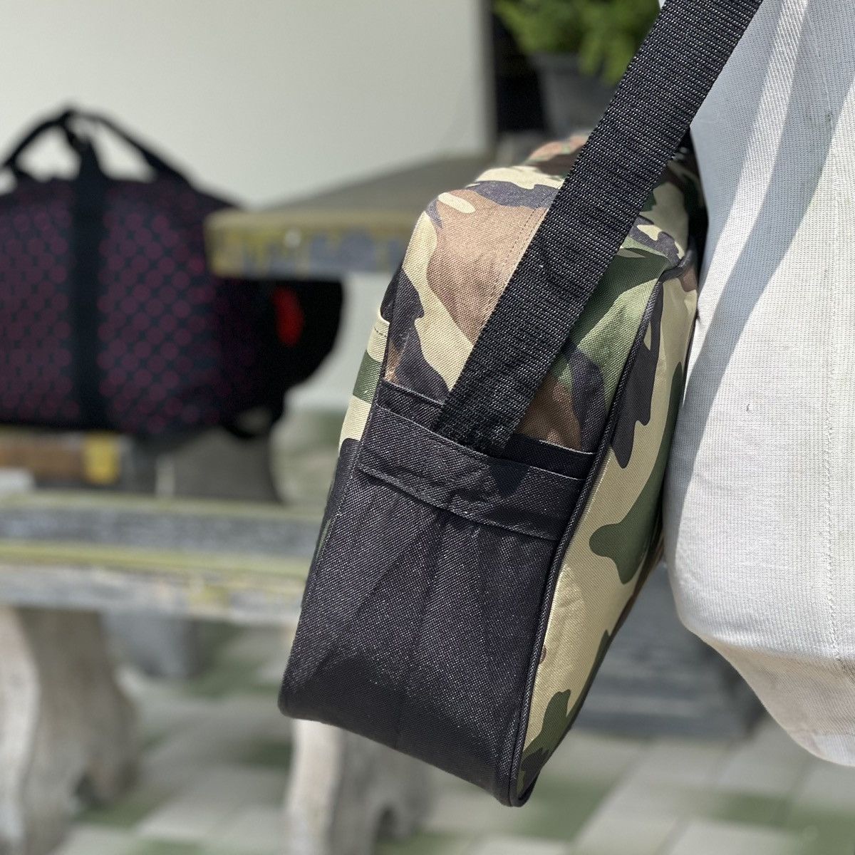 Canterbury of New Zealand ❗️ RARE Canterbury X Suntory Coffee Messenger/Gym Bag Size ONE SIZE - 3 Thumbnail