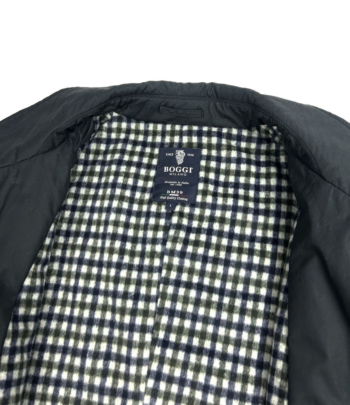 Boggi Vintage Boggi Milano Heavy Coat Wool Blend Black Men’s L Size US L / EU 52-54 / 3 - 10 Thumbnail