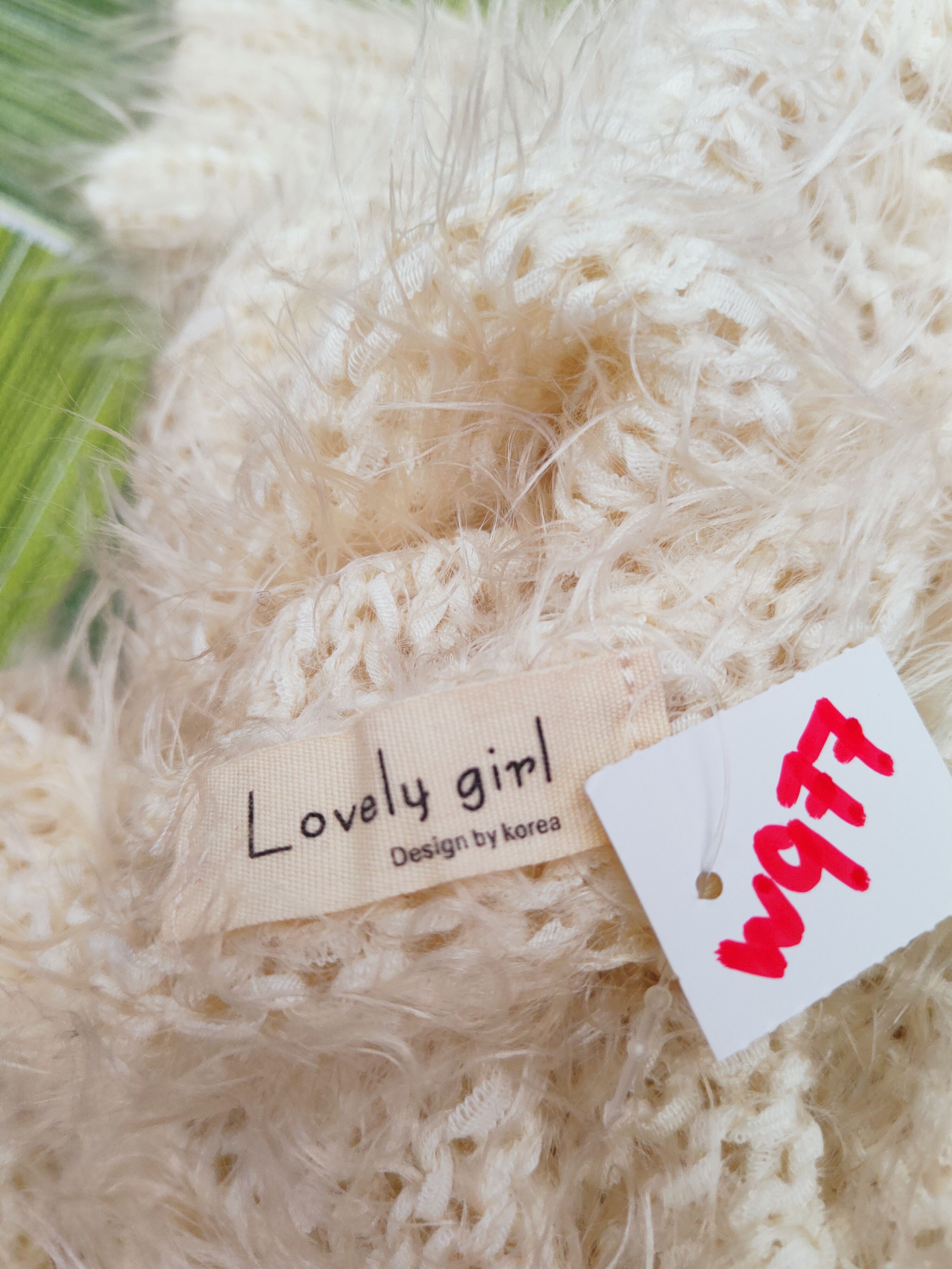 Japanese Brand × Vintage Lovely Girl Beige Shang Shaggy Fur Mohair Knitwear #W977 Size S / US 4 / IT 40 - 11 Thumbnail