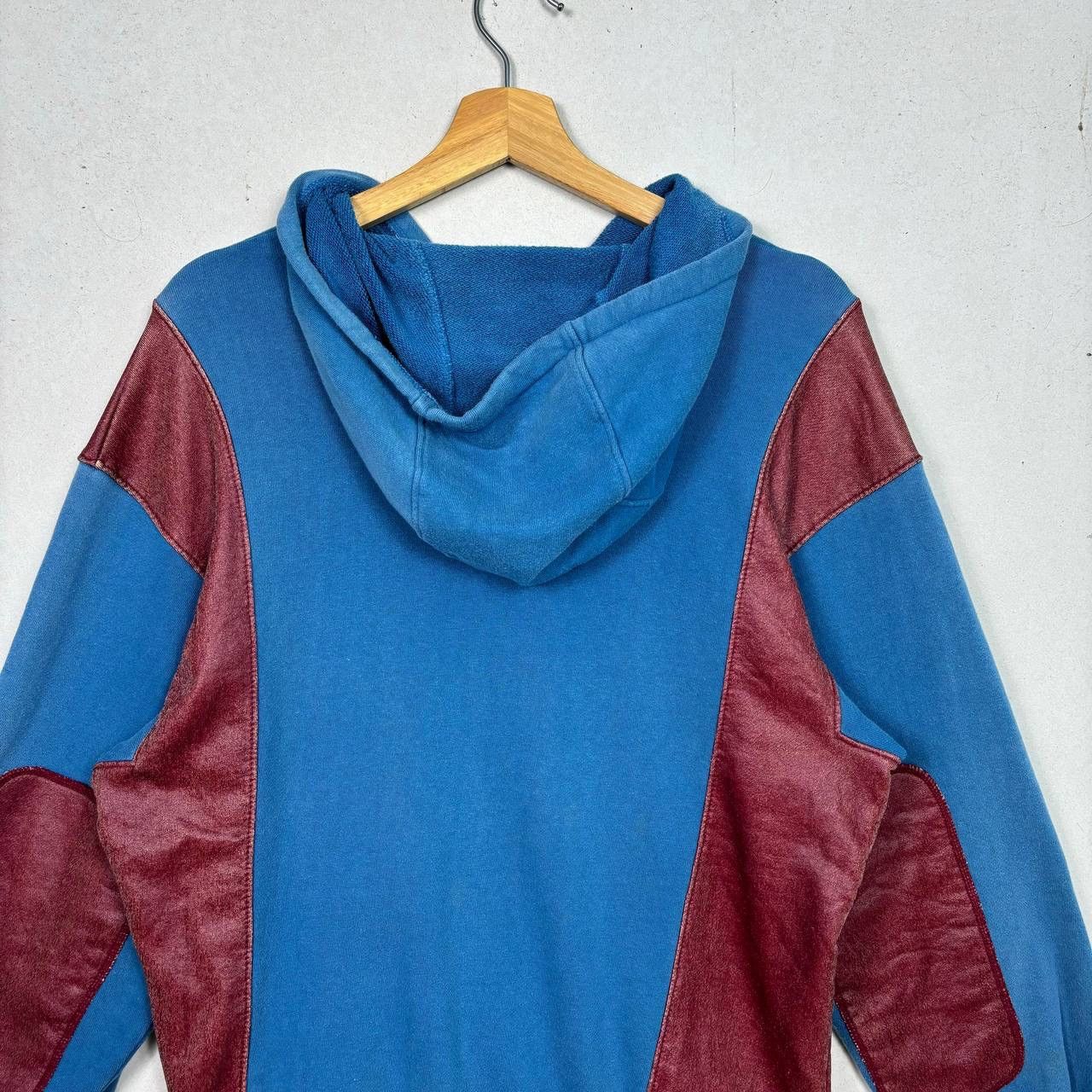 Ford Vintage Ford Leather Panel Hoodie Sweatshirt 90s Streetwear Size US M / EU 48-50 / 2 - 4 Thumbnail