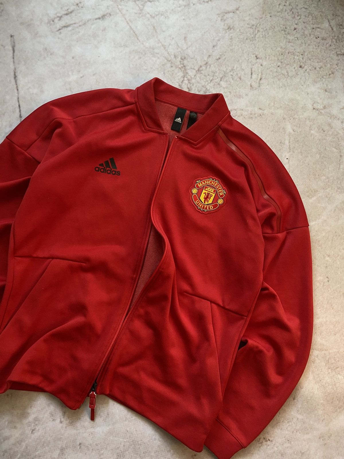 Vintage Adidas Manchester United Bomber Jacket Soccer Jersey Y2k M Size US M / EU 48-50 / 2 - 6 Thumbnail