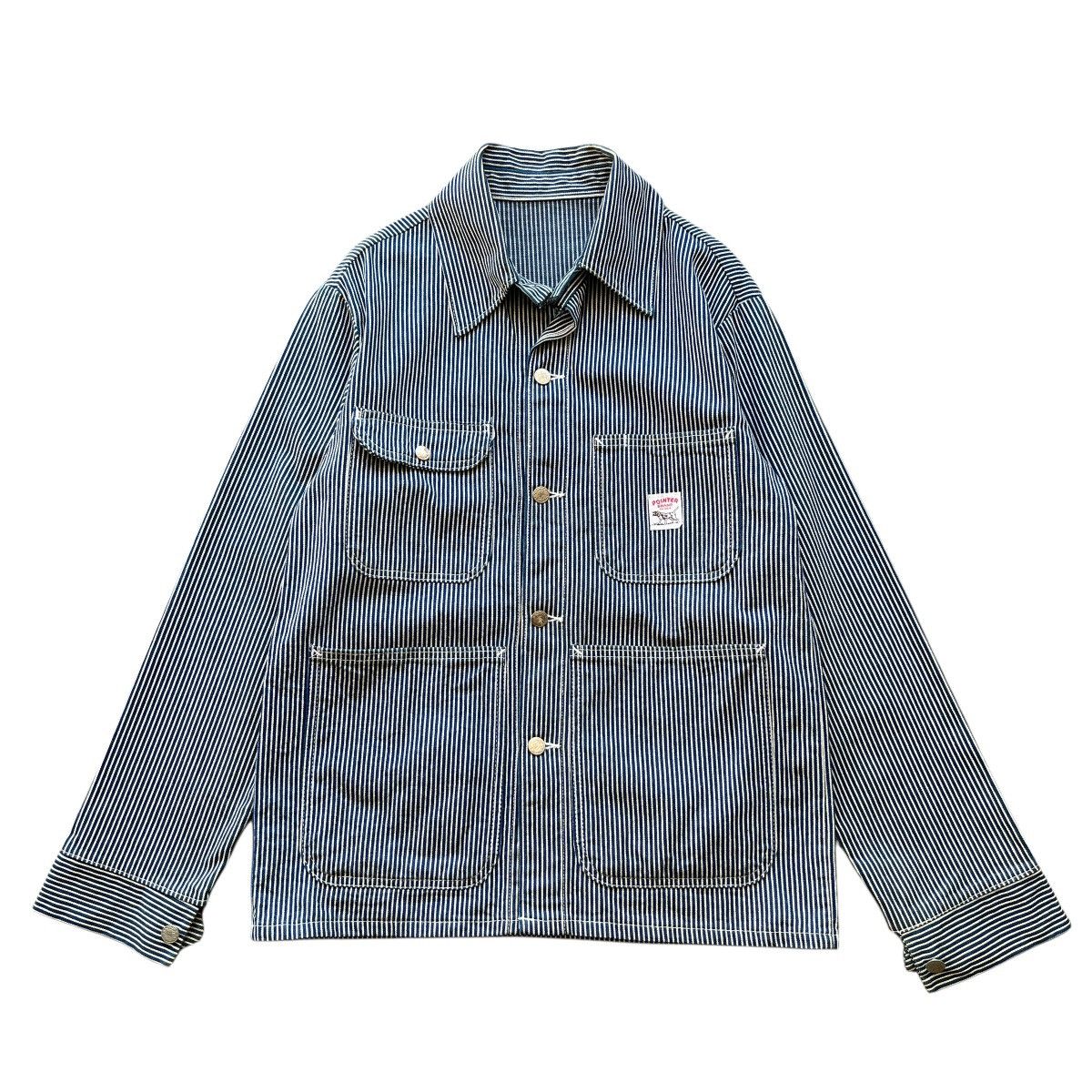Pointer 🔥 Vintage Pointer Hikory Stripe Chore Jacket Made In Usa Size US S / EU 44-46 / 1 - 1 Thumbnail