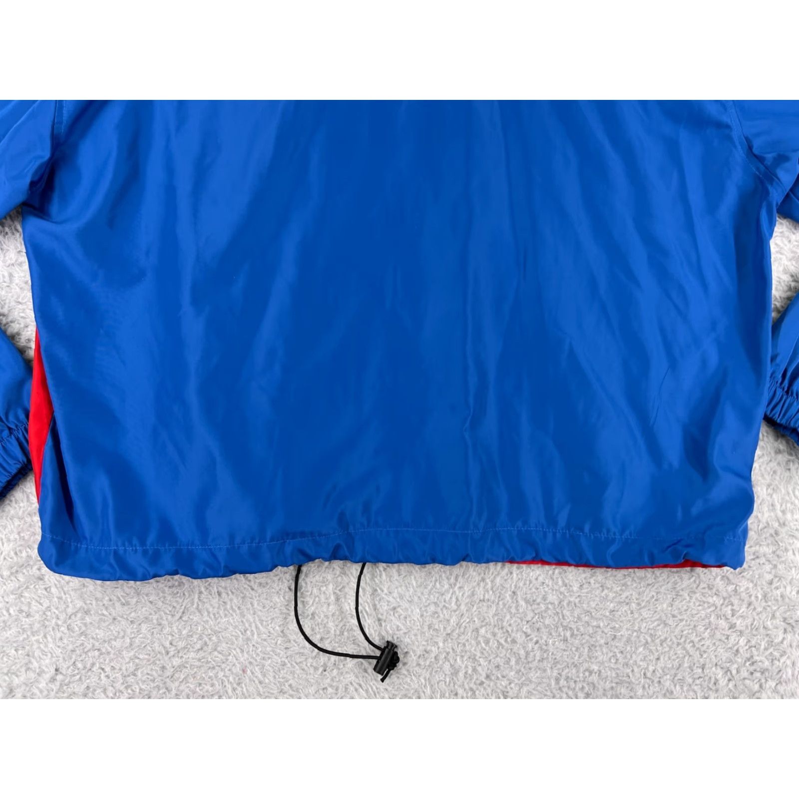 Vintage Stranger Things Jacket Teens 2XL Blue Red Striped Windbreaker Full Zip Pockets Logo 2XL Womens? Size XXL / US 16-18 / IT 52-54 - 7 Thumbnail