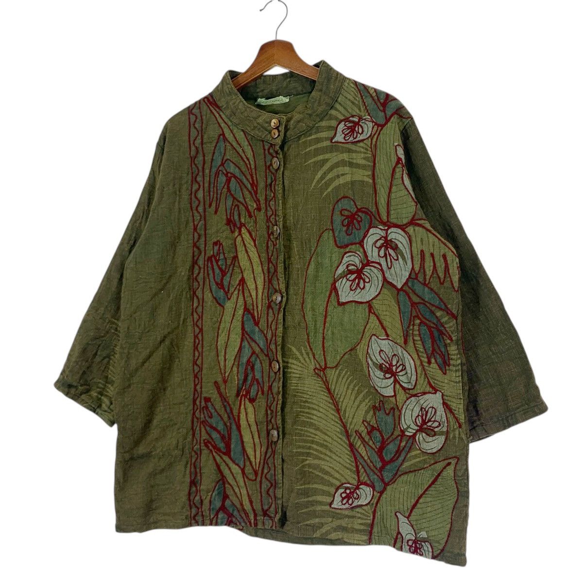 Japanese Brand × Vintage Vintage Printed Design Button Ups Jacket Size US L / EU 52-54 / 3 - 3 Thumbnail