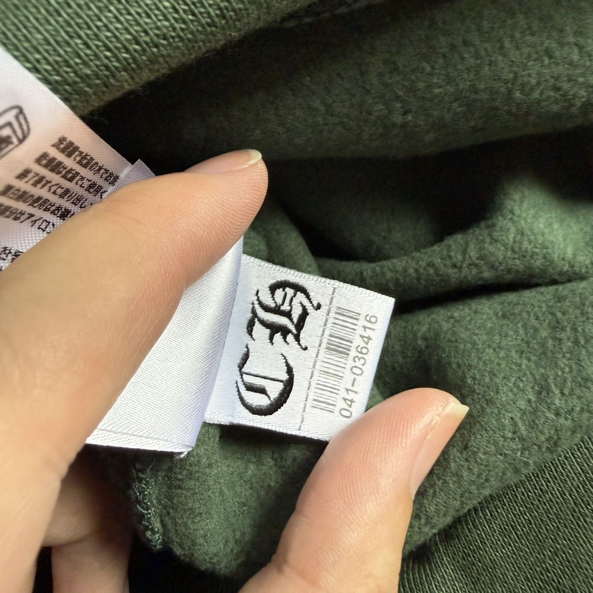 Chrome Hearts Chrome Hearts Olive Green Shoulder Logo Hoodie Size US L / EU 52-54 / 3 - 3 Thumbnail