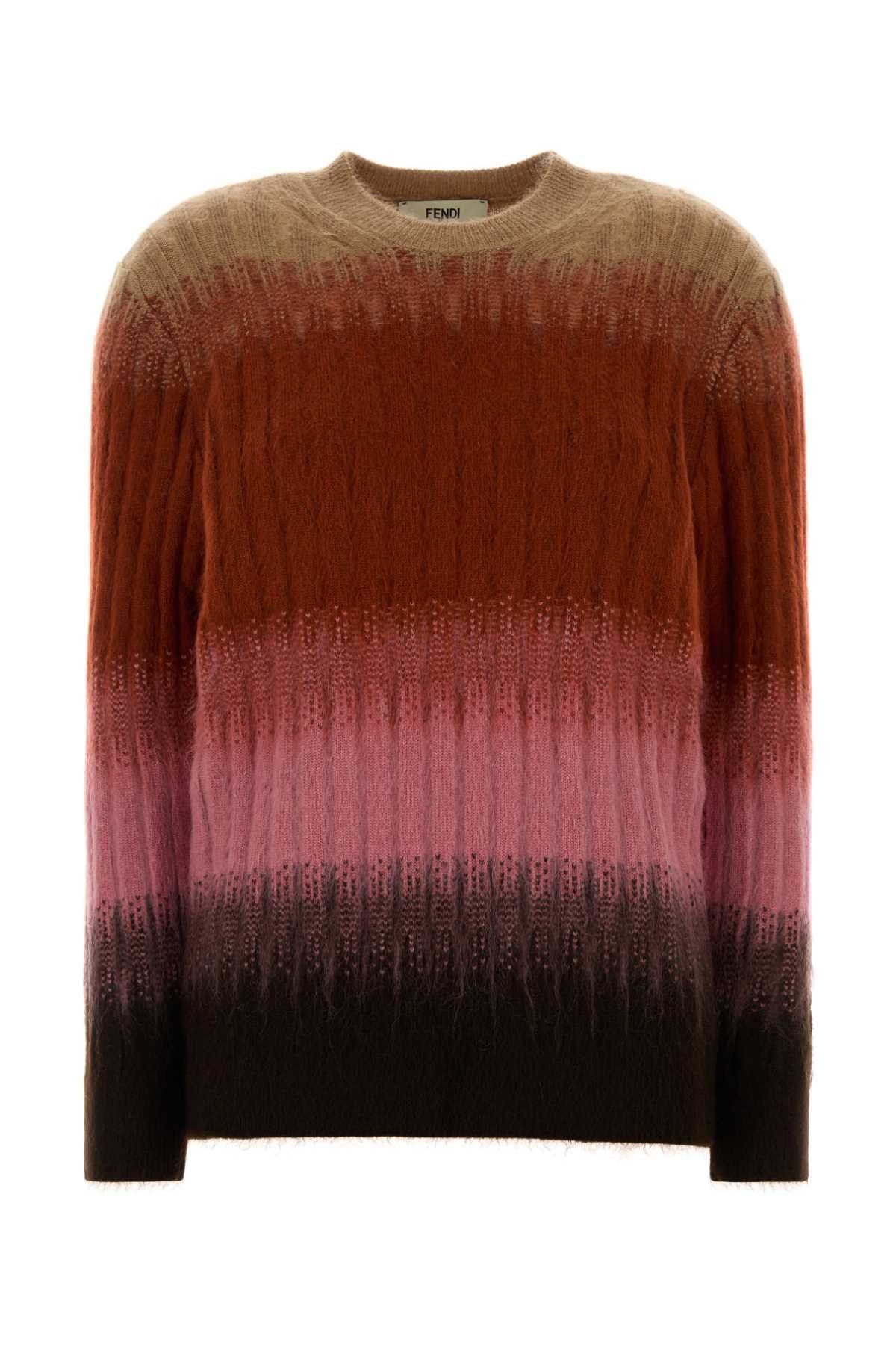 Multicolor Mohair Blend Sweater