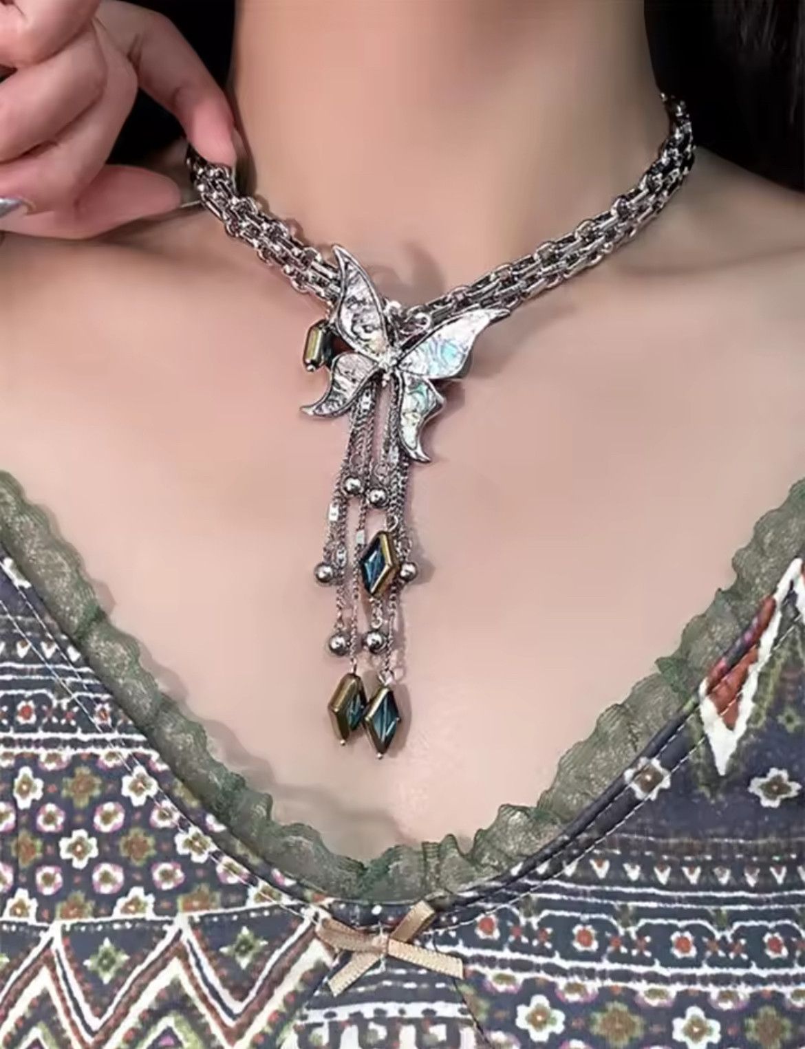 Japanese Brand Butterfly Necklace Size ONE SIZE - 3 Thumbnail