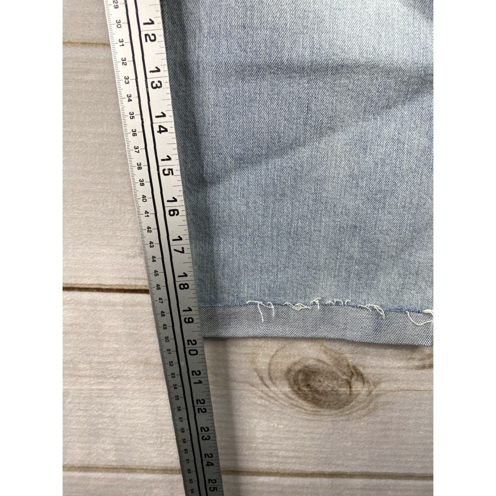 Vintage Maurices Jeans NWT 12 Straight Crop Original Fit Mid Rise Stretch Blue Denim Women 5-Pocket Cropped Size 34" / US 12 / IT 48 - 5 Thumbnail