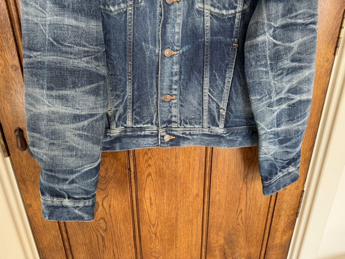 Celine Hedi Slimane denim trucker jacket silk union wash