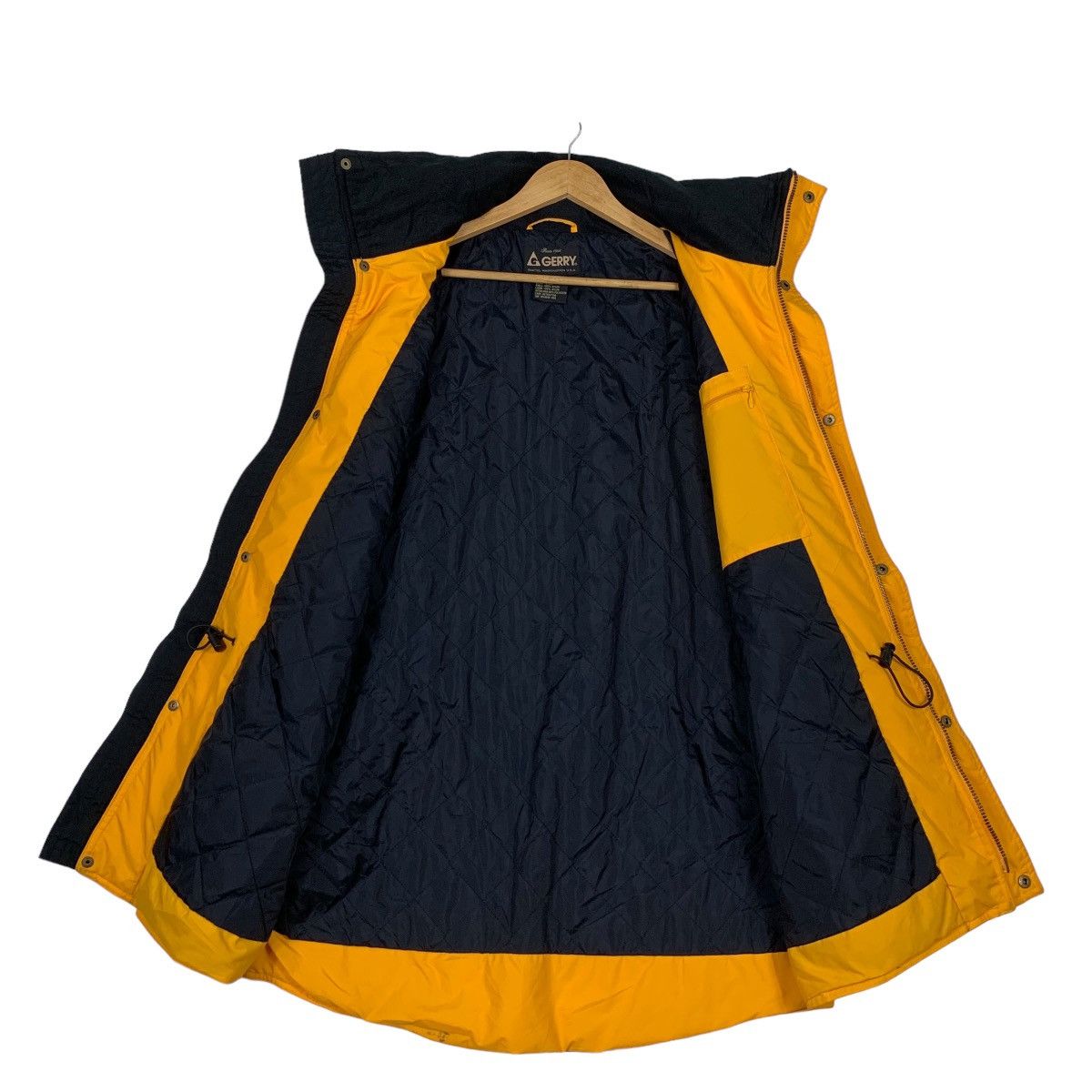 Japanese Brand GERRY Yellow Outdoor Jacket #1109-C50 Size US L / EU 52-54 / 3 - 9 Thumbnail
