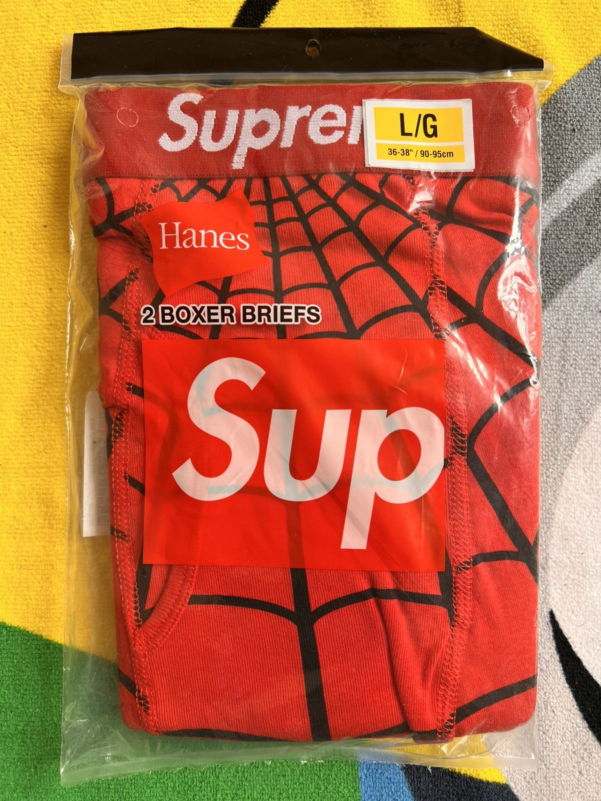 Supreme L Supreme Marvel Spider-Man Web Boxer Briefs hanes pack Red Size US 34 / EU 50 - 1 Thumbnail