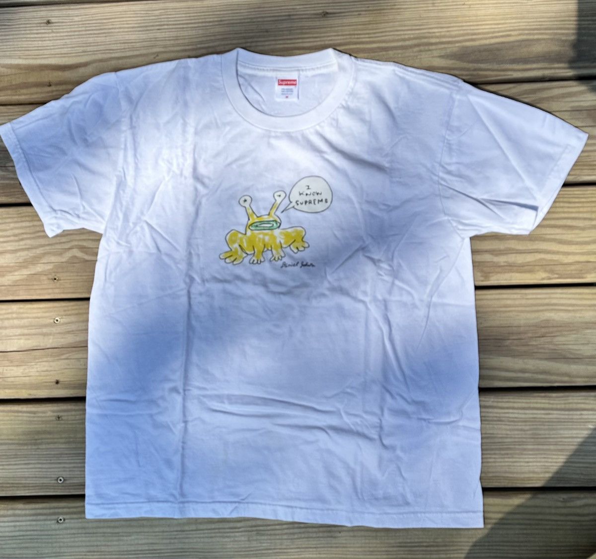 Supreme Supreme Daniel Johnston Tee White SS20 | Grailed