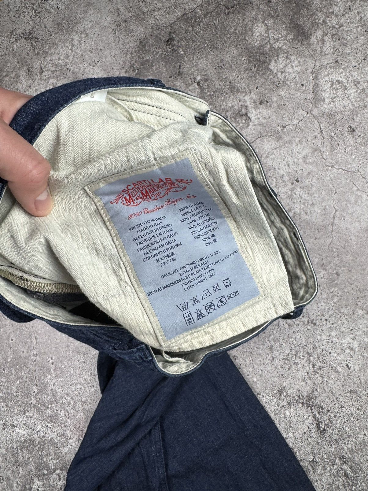 Scarti-Lab × Vintage Scarti-Lab denim Pants Made in italy Size 31 Rare❗️ Size US 31 - 9 Thumbnail