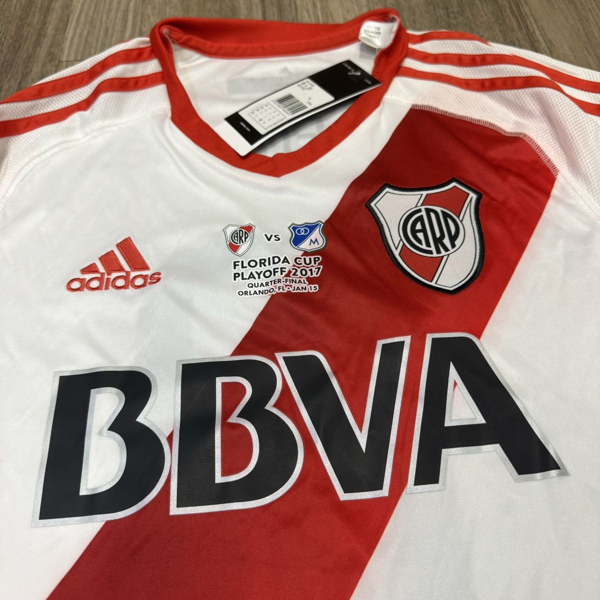 Adidas River plate 2017 Florida cup #13 Alario (bnwt) Size US M / EU 48-50 / 2 - 3 Thumbnail
