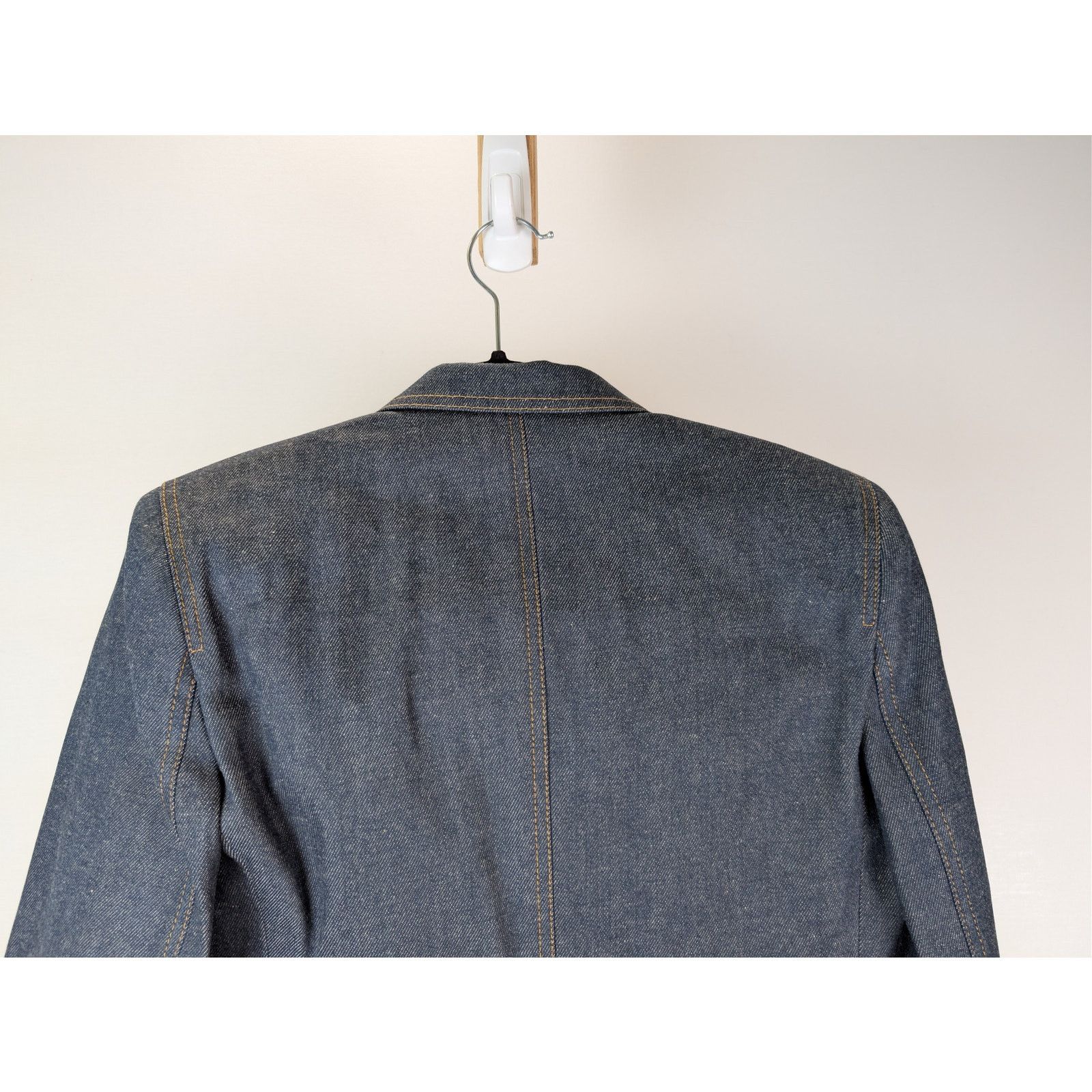Saint Laurent Paris o1rshd1 Veste Jean Tailleur tailored denim jacket Deep Blue Size M / US 6-8 / IT 42-44 - 11 Thumbnail