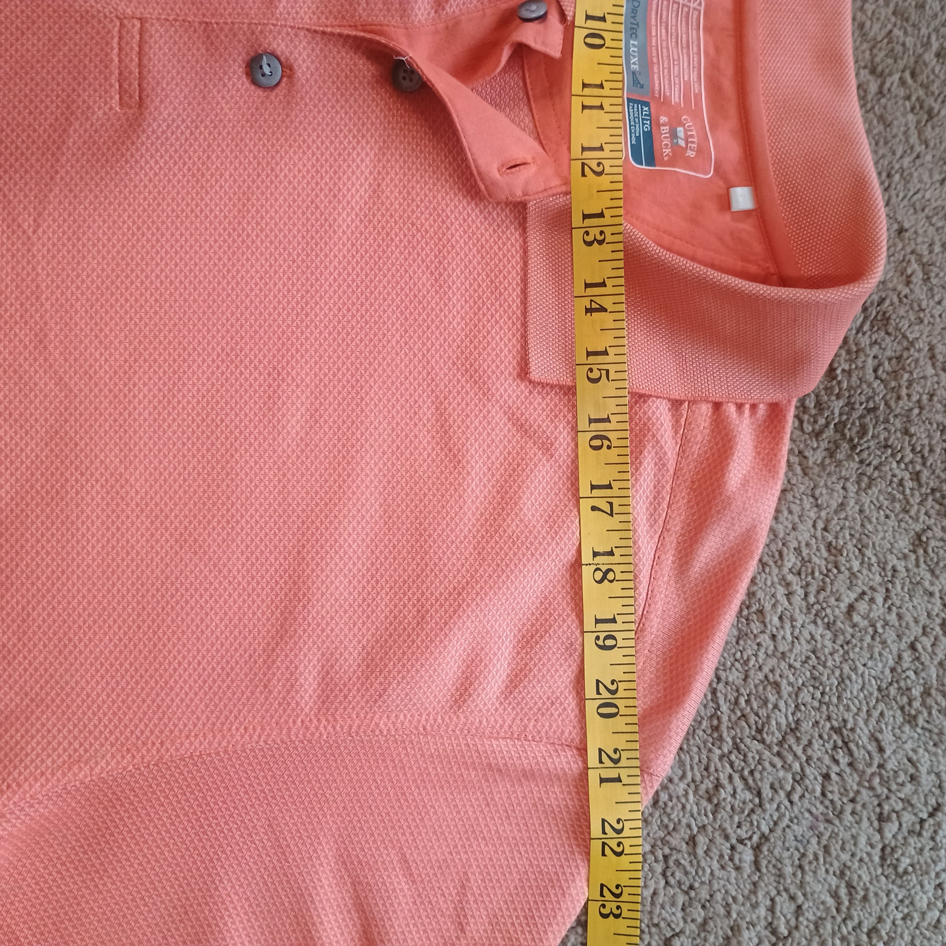 Cutter & Buck Cutter Buck Polo Mens L Peach Golf Performance Stretch Size US L / EU 52-54 / 3 - 3 Thumbnail