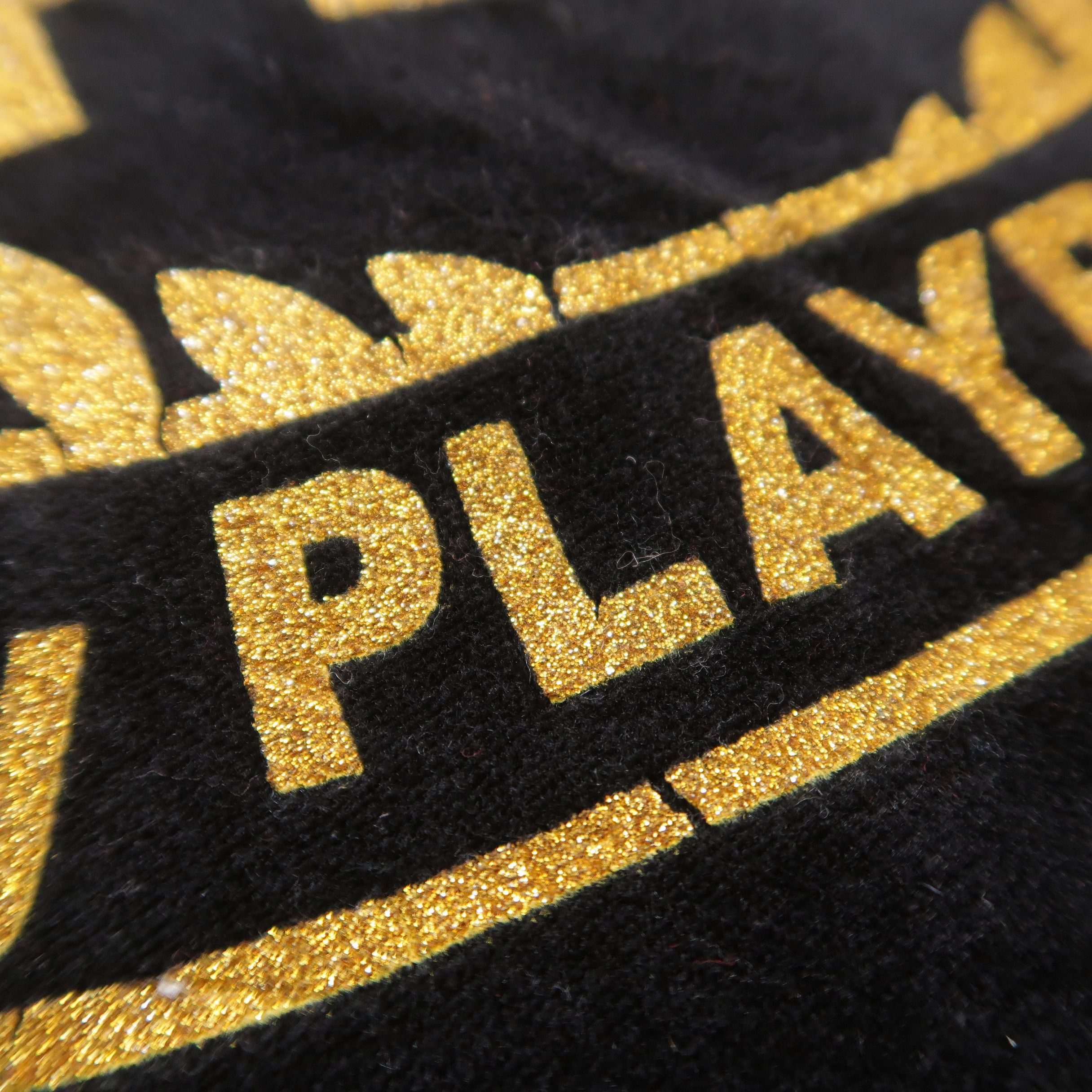 Japanese Brand 2000s Playboy Track Jacket Velvet Gold Tapped Size L / US 10 / IT 46 - 18 Thumbnail