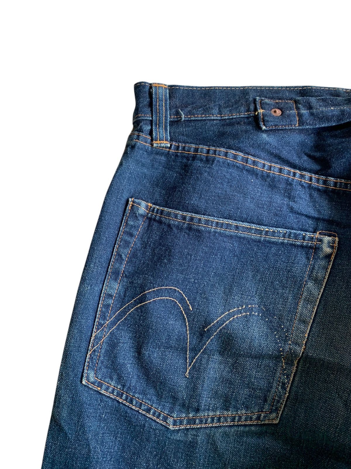 Sugar Cane VINTAGE SUGAR CANE SELVEDGE BUCKLE BACK BAGGY JAPANESE DENIM Size US 34 / EU 50 - 13 Thumbnail