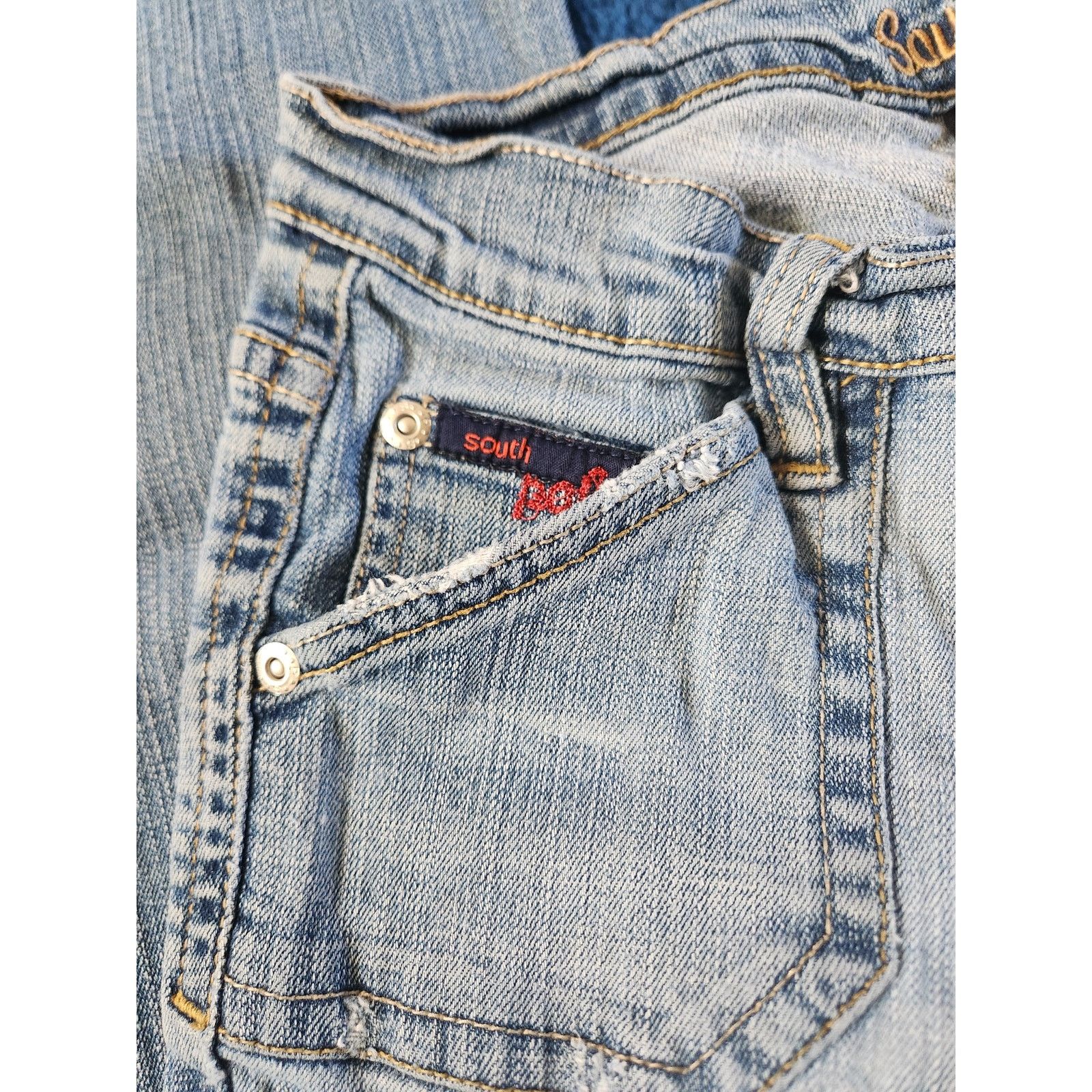 Southpole Y2k SouthPole Women's Flare Out Light Wash Denim Jeans-5 Size 24" / US 00 / IT 34 - 5 Thumbnail