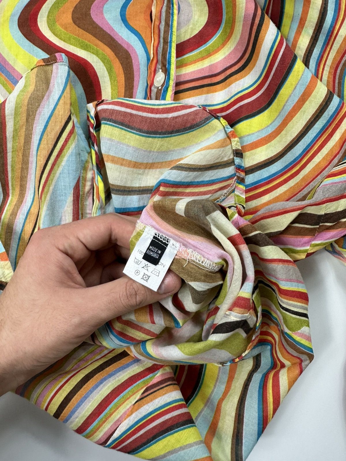 Paul Smith Paul Smith Multicolore Shirt Size M / US 6-8 / IT 42-44 - 8 Thumbnail