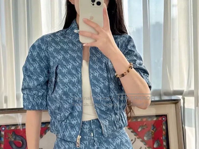 Fendi Fendi Printed Short Jacket Size XS / US 0-2 / IT 36-38 - 1 Thumbnail