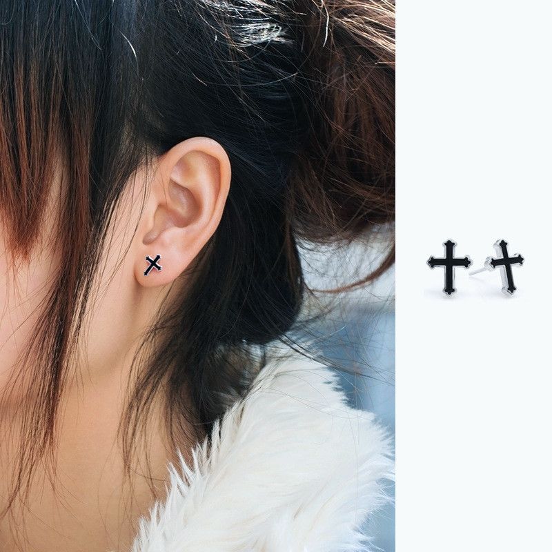 Jewelry Earrings One Pairs Chrome Jewelry Size ONE SIZE - 1 Thumbnail